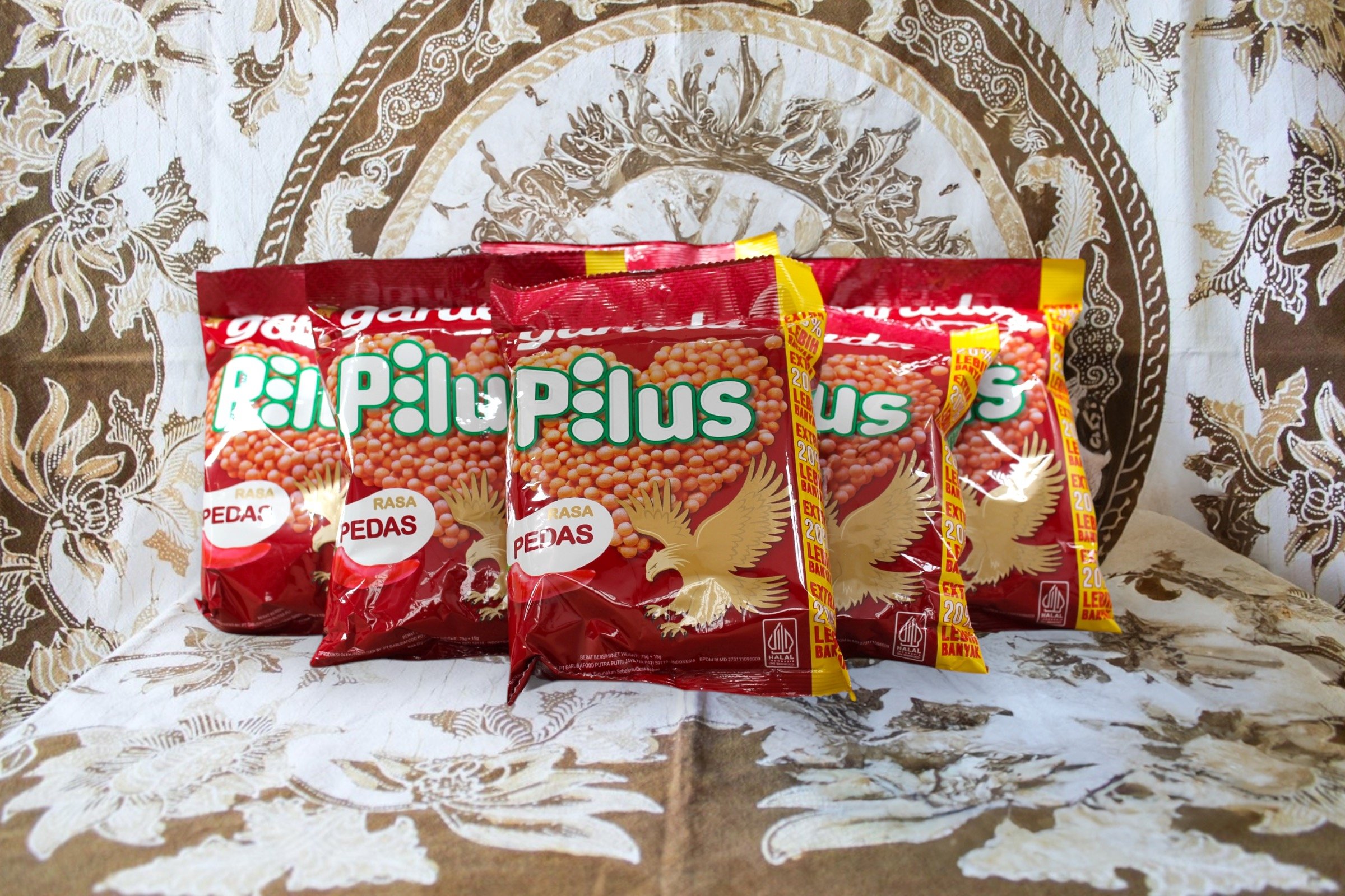 [R-008] Garuda “Balado” Flavour Tapioca Snack (Pilus) 90g