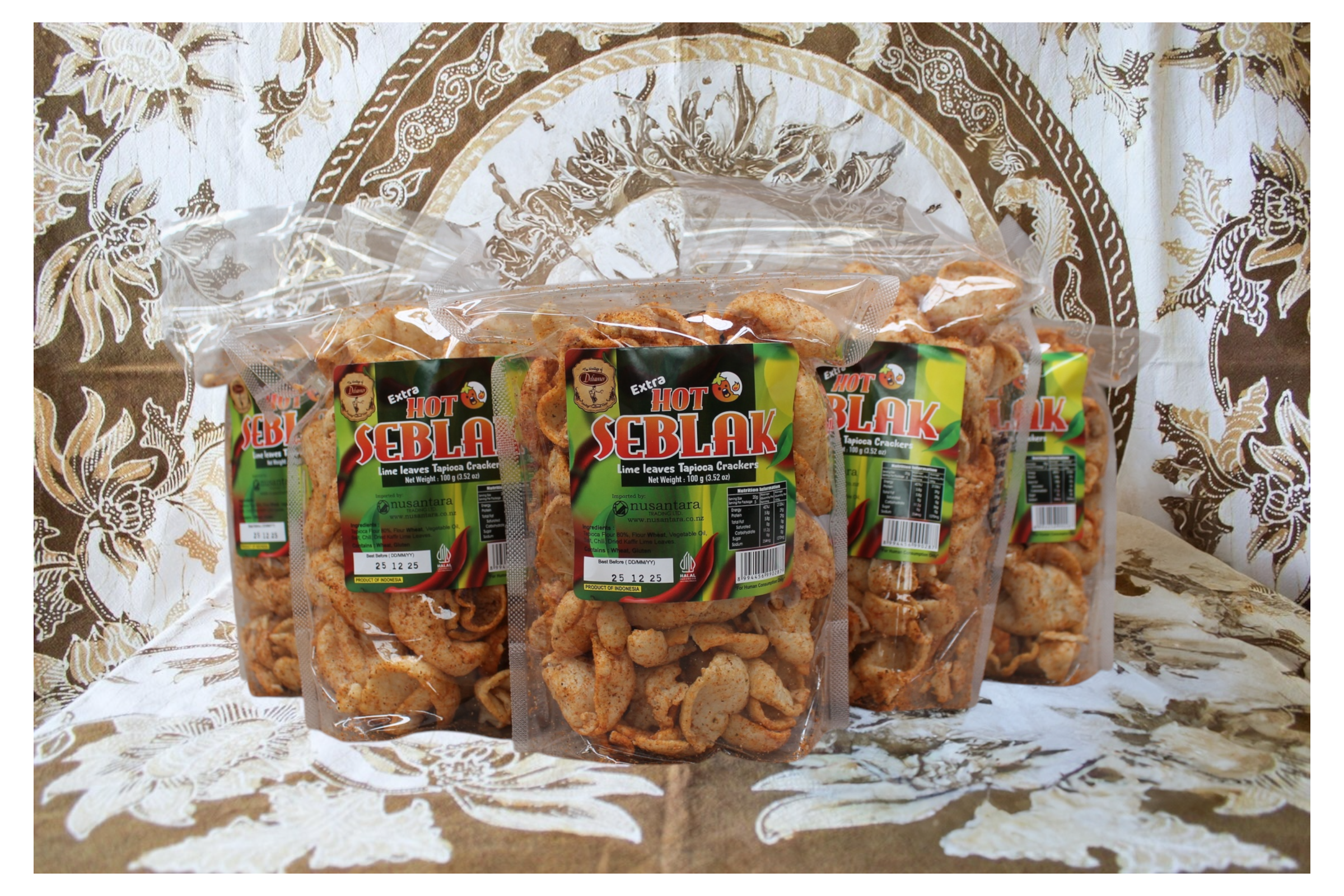 [K-038] Deliamor Hot "Seblak" Tapioca Crackers 100g