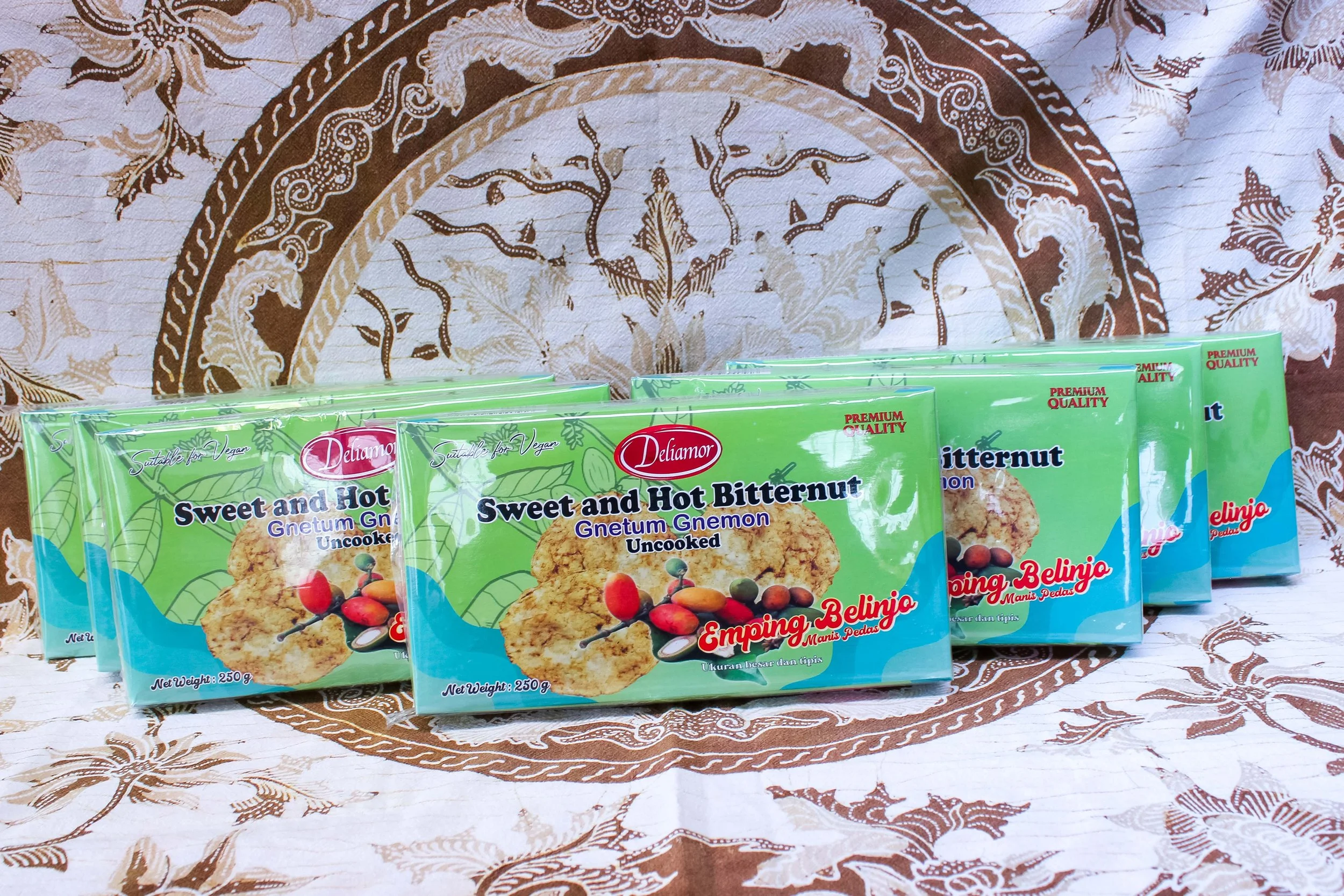 [KR-037] Deliamor Sweet and Spicy Belinjo Chips (Uncooked) 250g