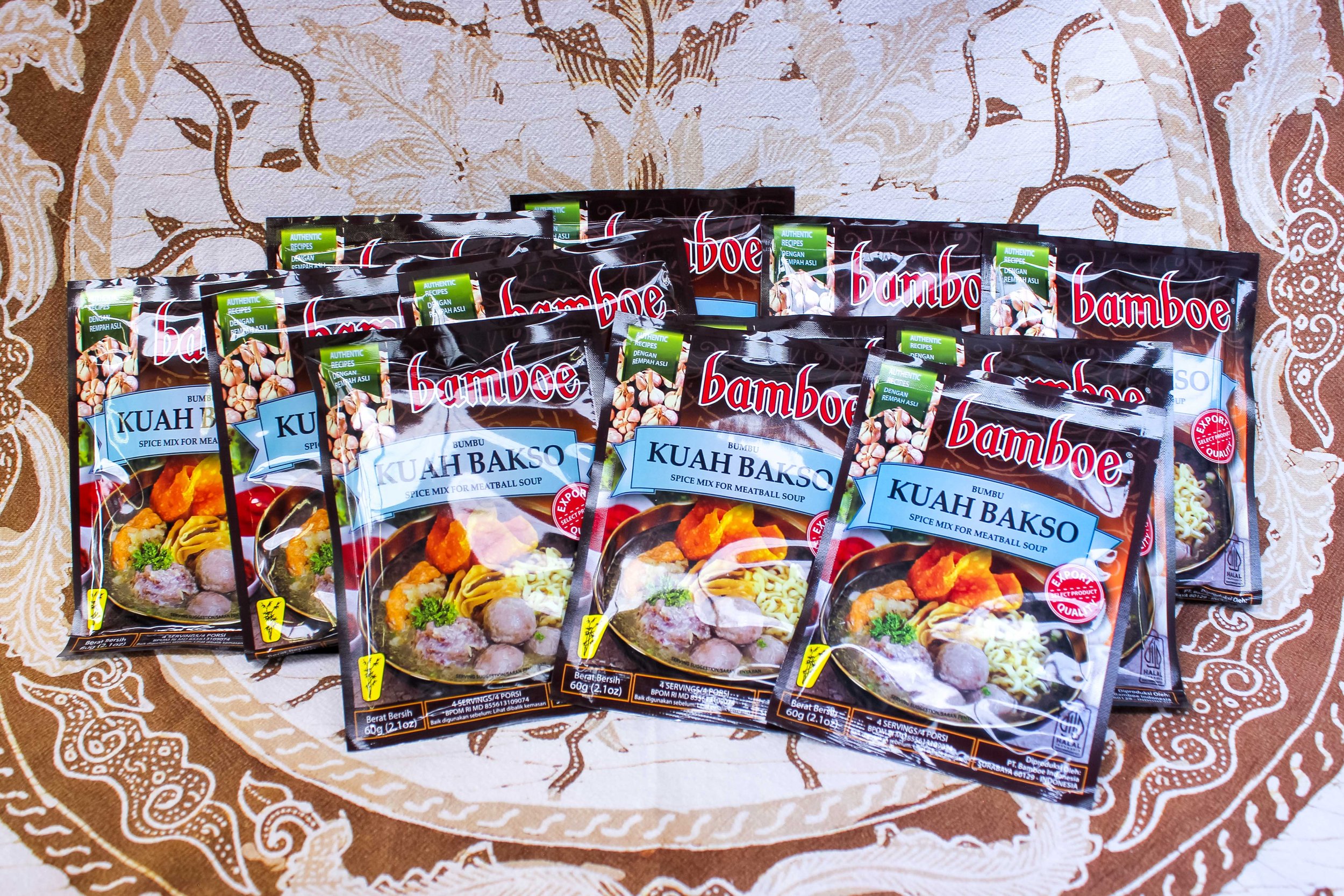 [S-122] Bamboe "Kuah Bakso" Meatball Soup Spice Mix 60g