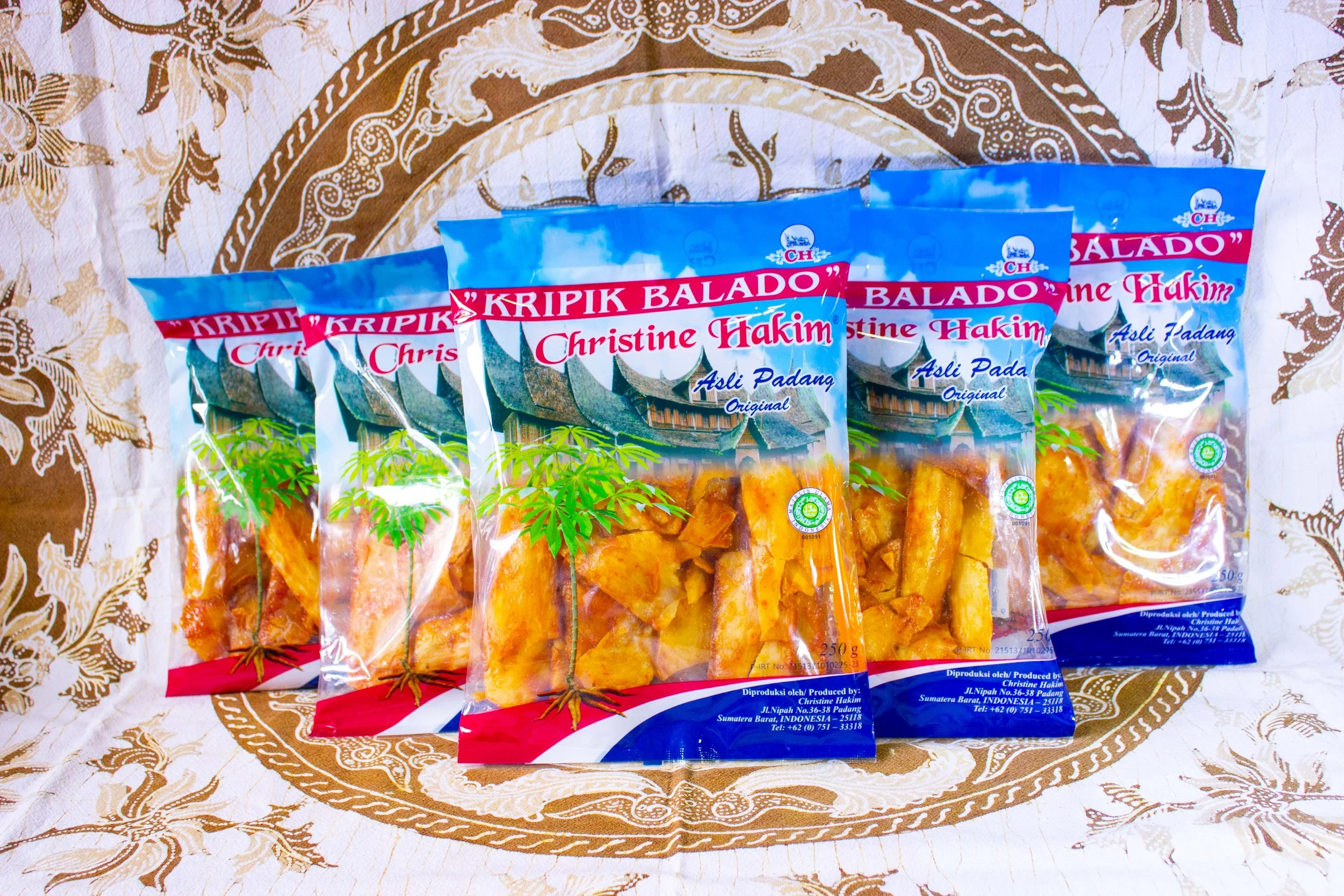 [KR-016] Christine Hakim Padang Balado Cassava Chips 250g