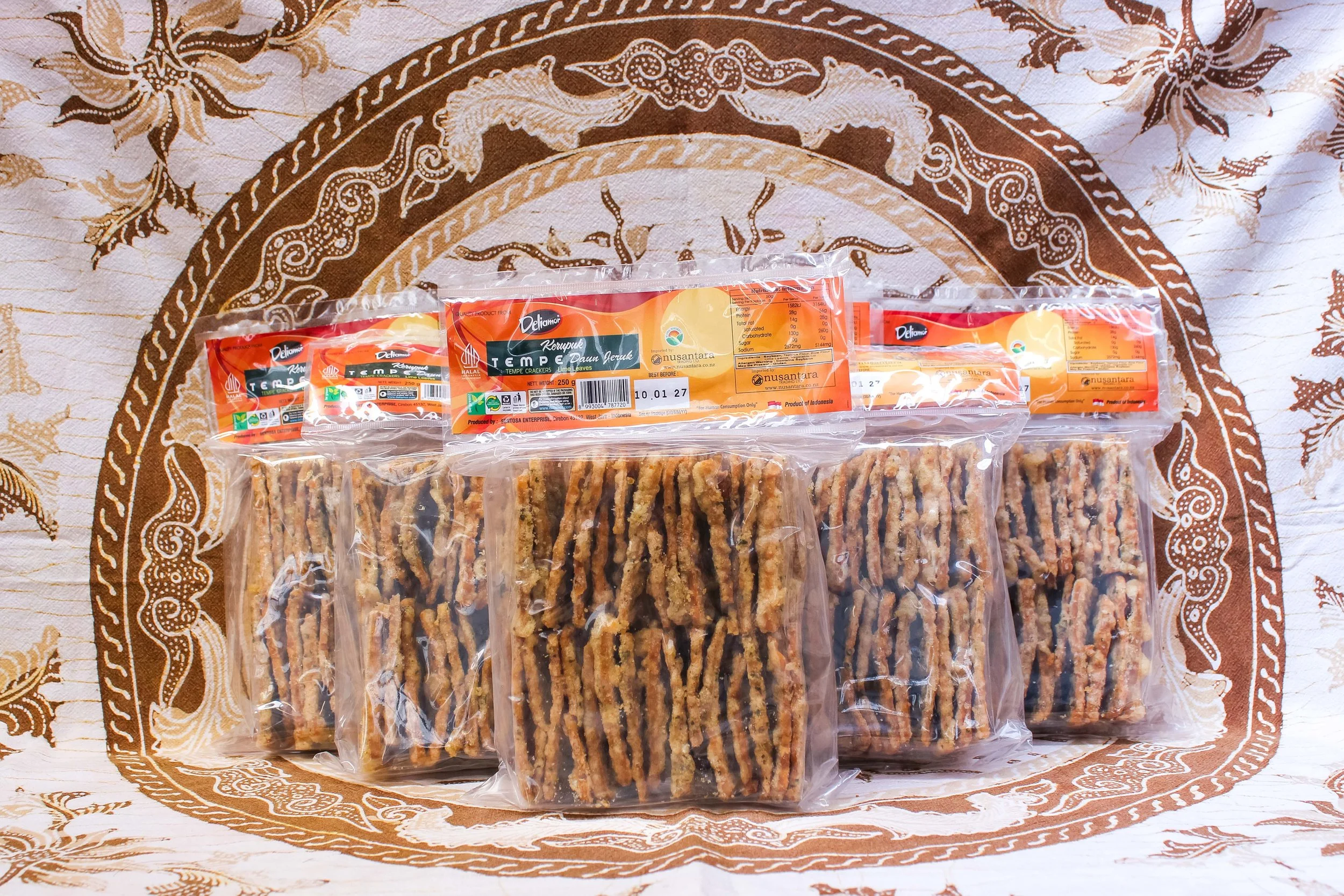 [KR-029] Deliamor Lime Leaf Flavour Tempe Chips 250g