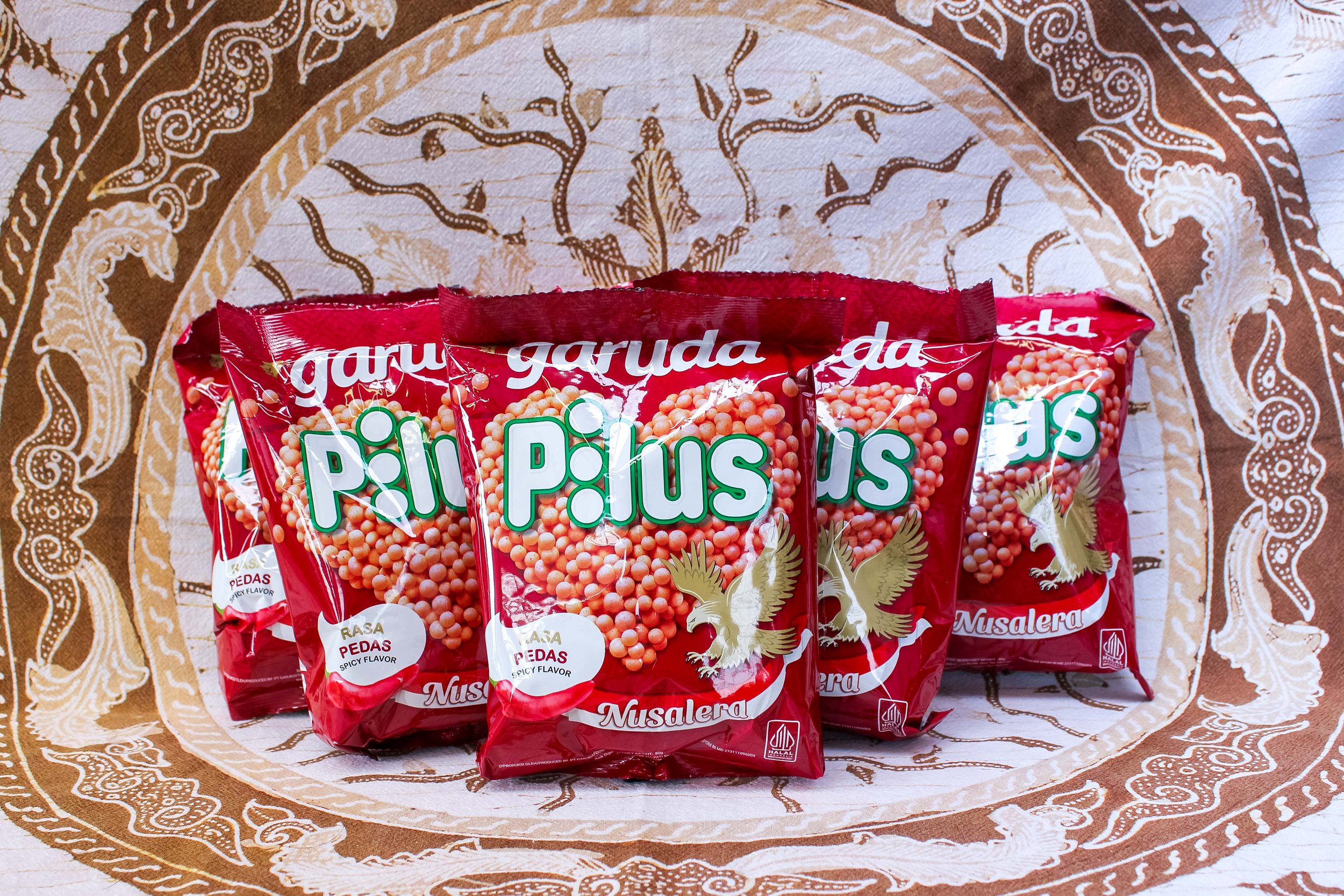 [R-008] Garuda “Balado” Flavour Tapioca Snack (Pilus) 90g