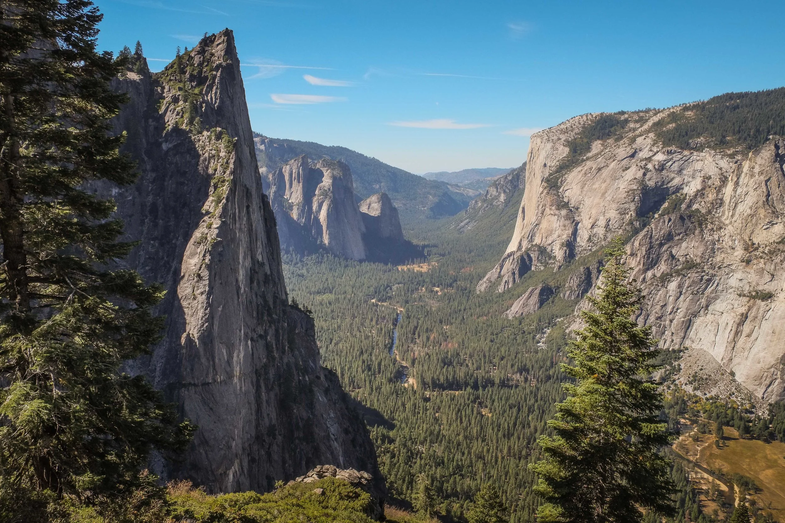 Sentinel Rock and Yosemite Valley