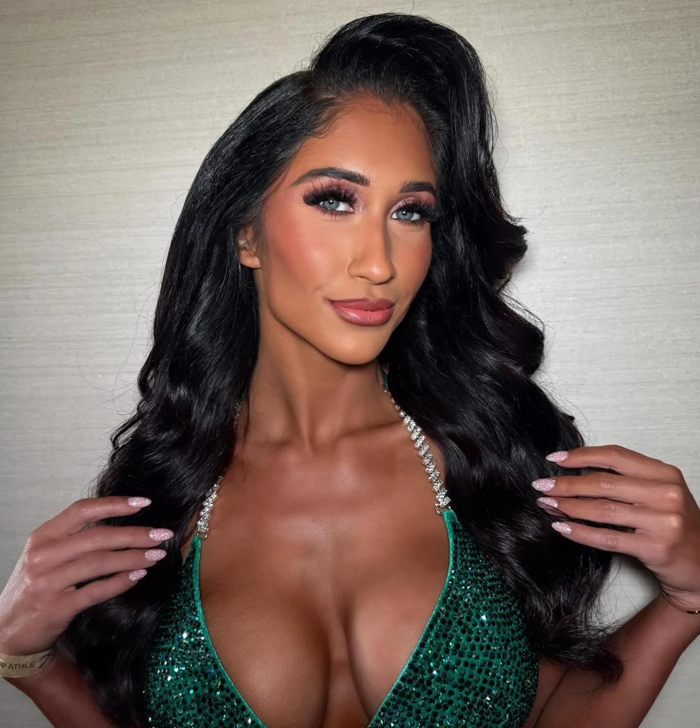 Crissy ✨💄 

Makeup by Amber 
Hair by Marvin 

Soooo many good looks today! Can&rsquo;t wait to post em. 

The 2026 schedule and open bookings will post next Sunday 👯❤️

#LebouBeauty #Stagemakeup #competitionmakeup #stagehair  #hmua #npc #ifbb