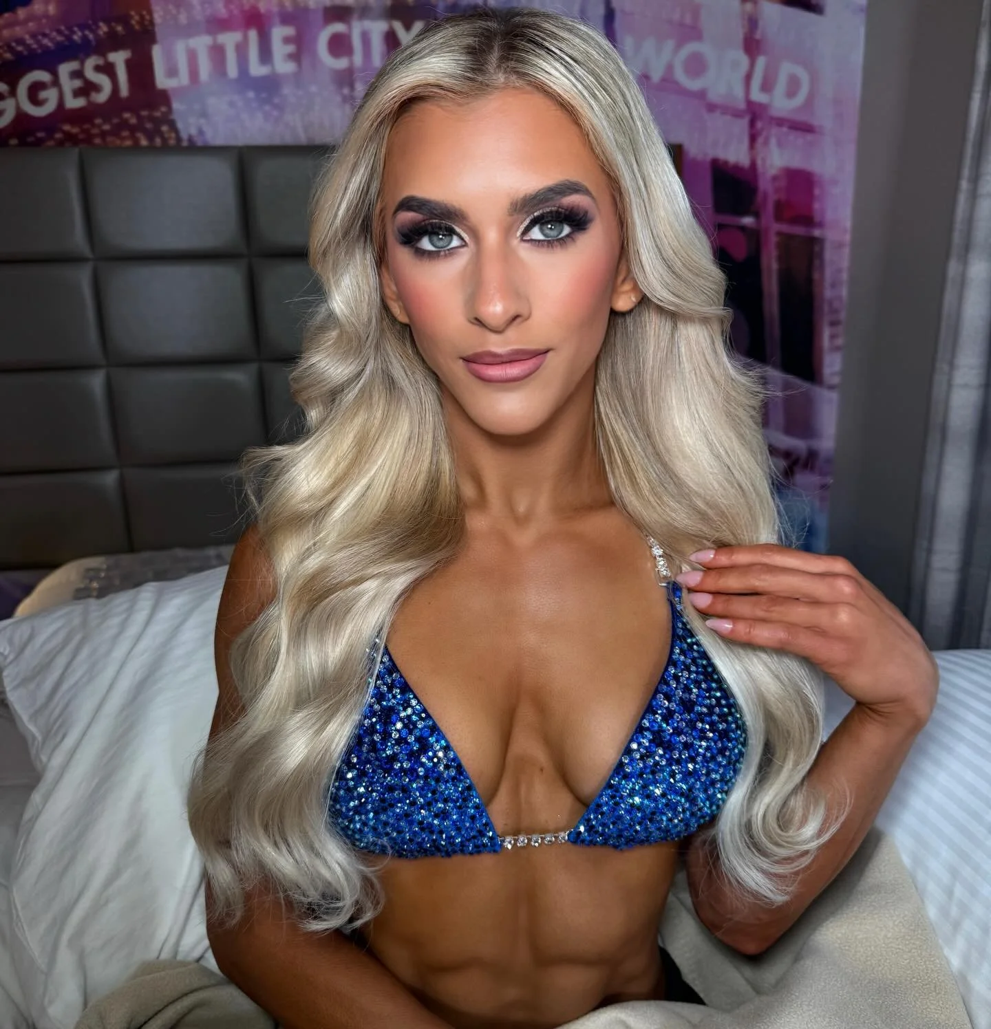 That&rsquo;s Dr Catherine to you 👩&zwj;⚕️🩺
@catherinelinsley 

Makeup Amber 
Hair Amanda 

💜 Competing soon? Secure your glam now.

Spots are filling fast across multiple cities and weekends. Once a show is booked out, we cannot add additional cli