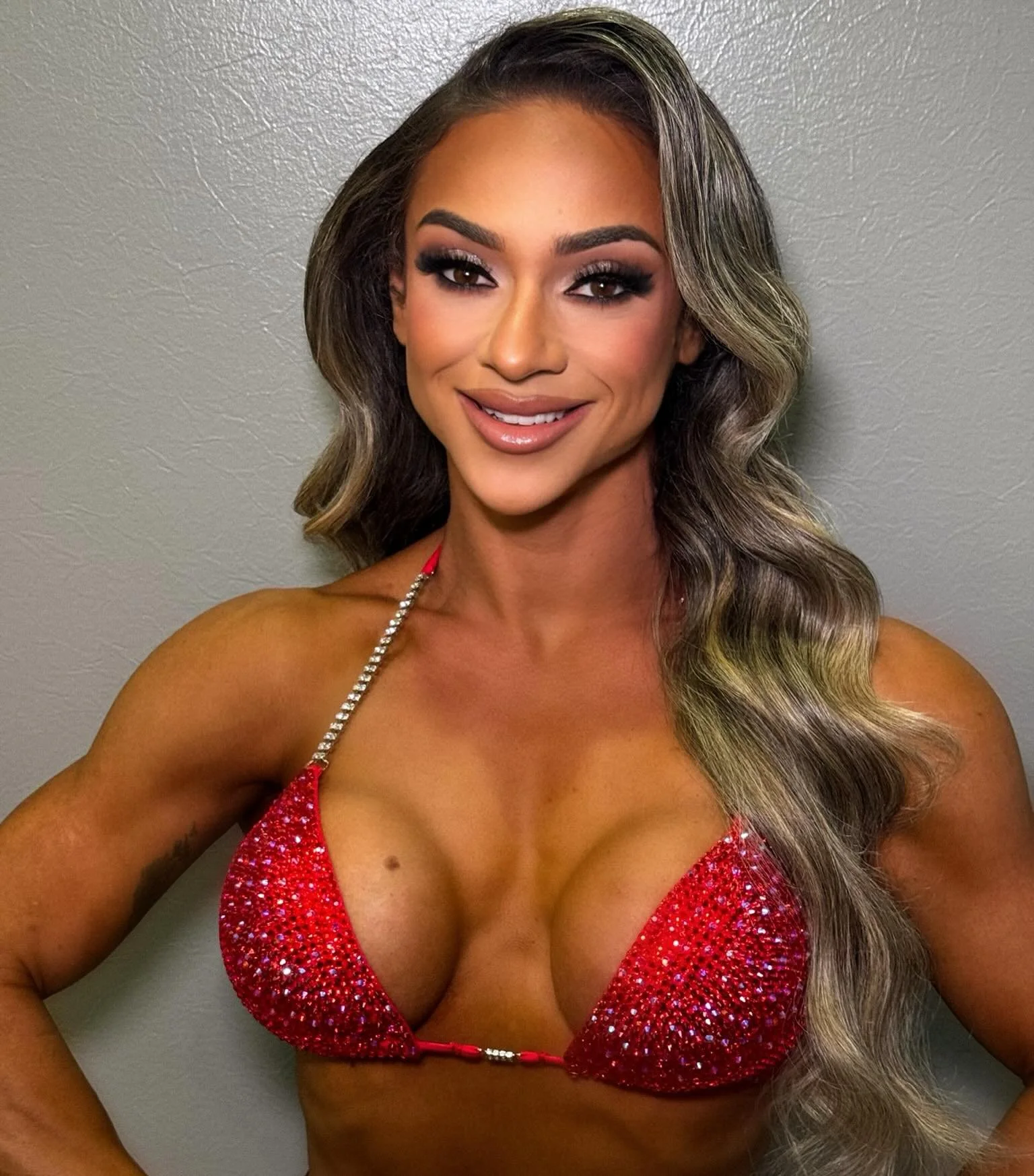 @pamelarodriguesnutri ❤️ 
@npc_ifbb_atlantaprosupershow 
Glam &amp; Hair by Marcos 

💕Competing soon? Secure your glam now.

Spots are filling fast across multiple cities and weekends. Once a show is booked out, we cannot add additional clients.

✨ 