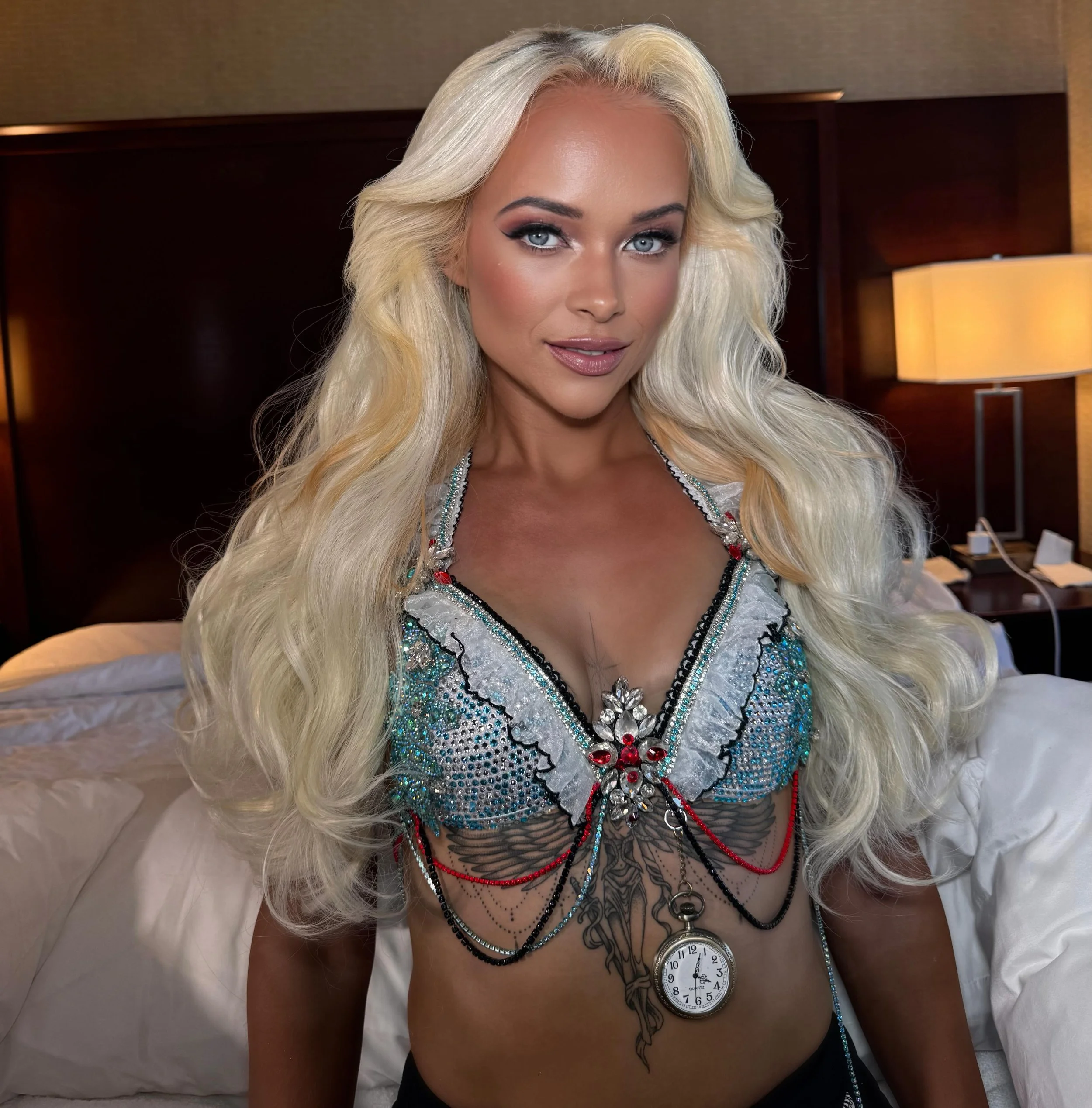 ITS TEA 🫖 TIME 🕰️ 
Alice in wonderland vibes here today in LALA land 🎩

Makeup by Amber 
Hair by Marvin 
@angelcompetitionbikinis 

Next Angel Fashion Show will be at the Olympia! Get your spots on our website 🎉

Spots are filling fast across mul