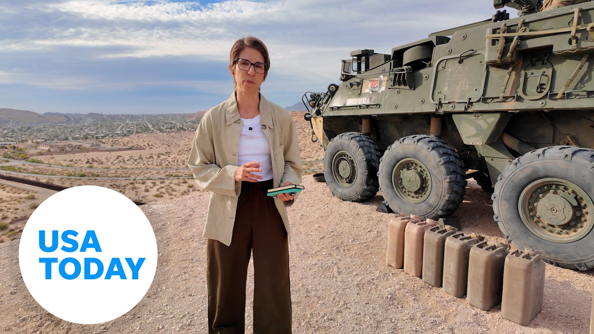 USA TODAY goes on a ride along with Border Patrol to a new military zone