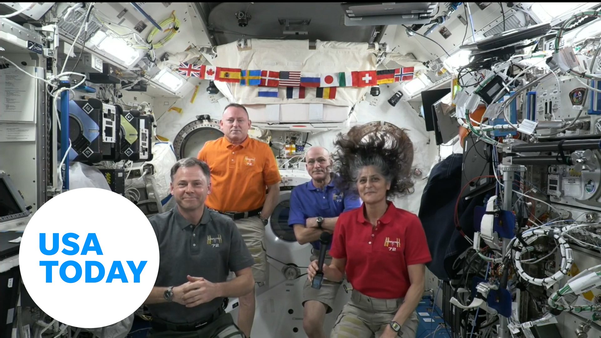 NASA astronauts share work, life while aboard the ISS | USA TODAY