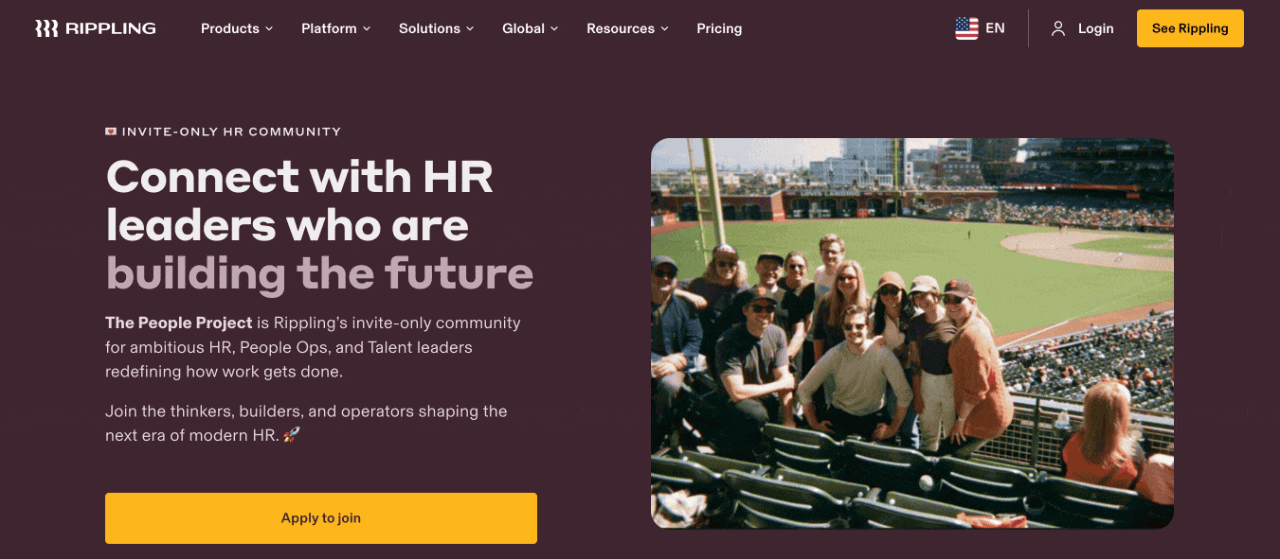 Rippling Community Launch