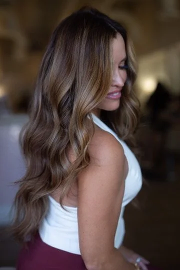 Blended hidden bead weft extensions