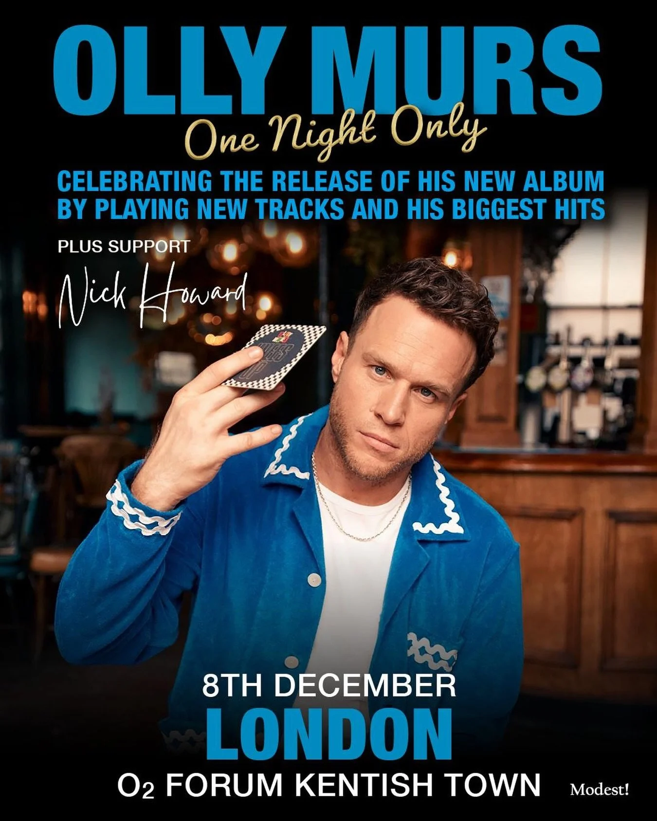 Big news! So excited to share that I&rsquo;ll be opening for the incredible @ollymurs this Monday at the @o2forumktown in London 🙌🙌

I can&rsquo;t think of a better way to cap off a show filled year opening for such a great artist in a city I love.