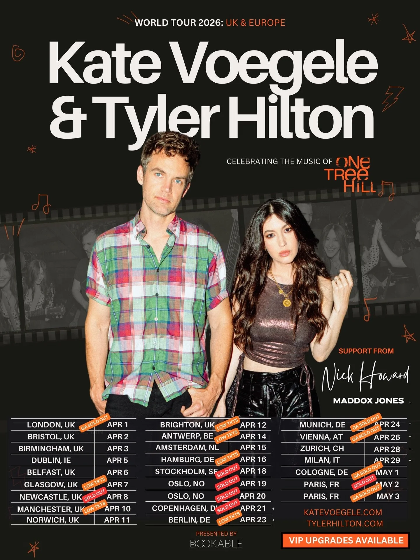 Round 2 anybody? 

Excited to open a ton of our shows for @katevoegele and @tylerhilton this Spring - this is a MAMMOTH run, which shows are you joining us for?!

Shout out to @itsmaddoxjones too who&rsquo;s is tag teaming with me for a leg too!

Sho