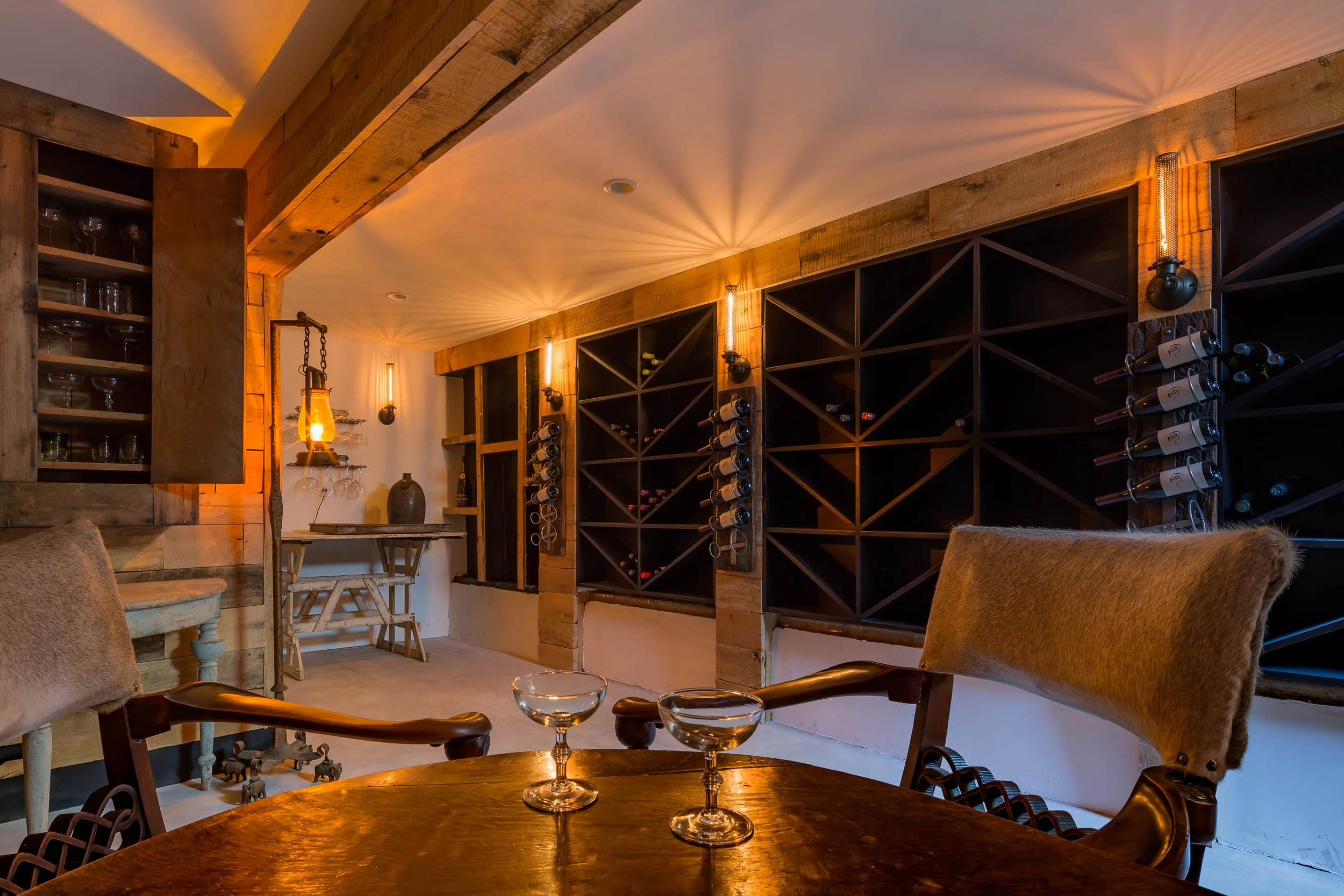 Secret subterranean custom wine cellar by SUBU Design Architecture