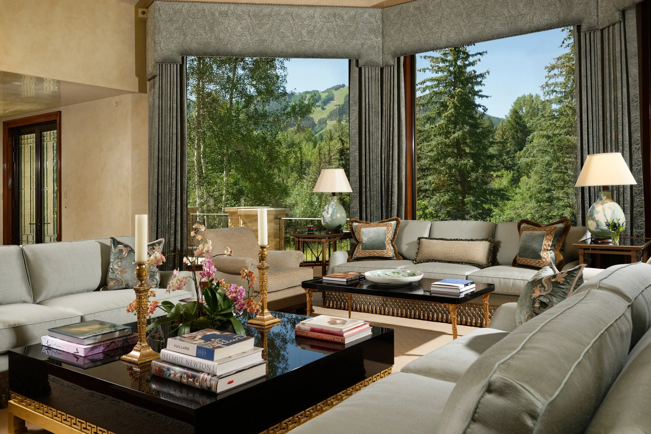 Aspen Living Room Vignette by SUBU Design Architecture