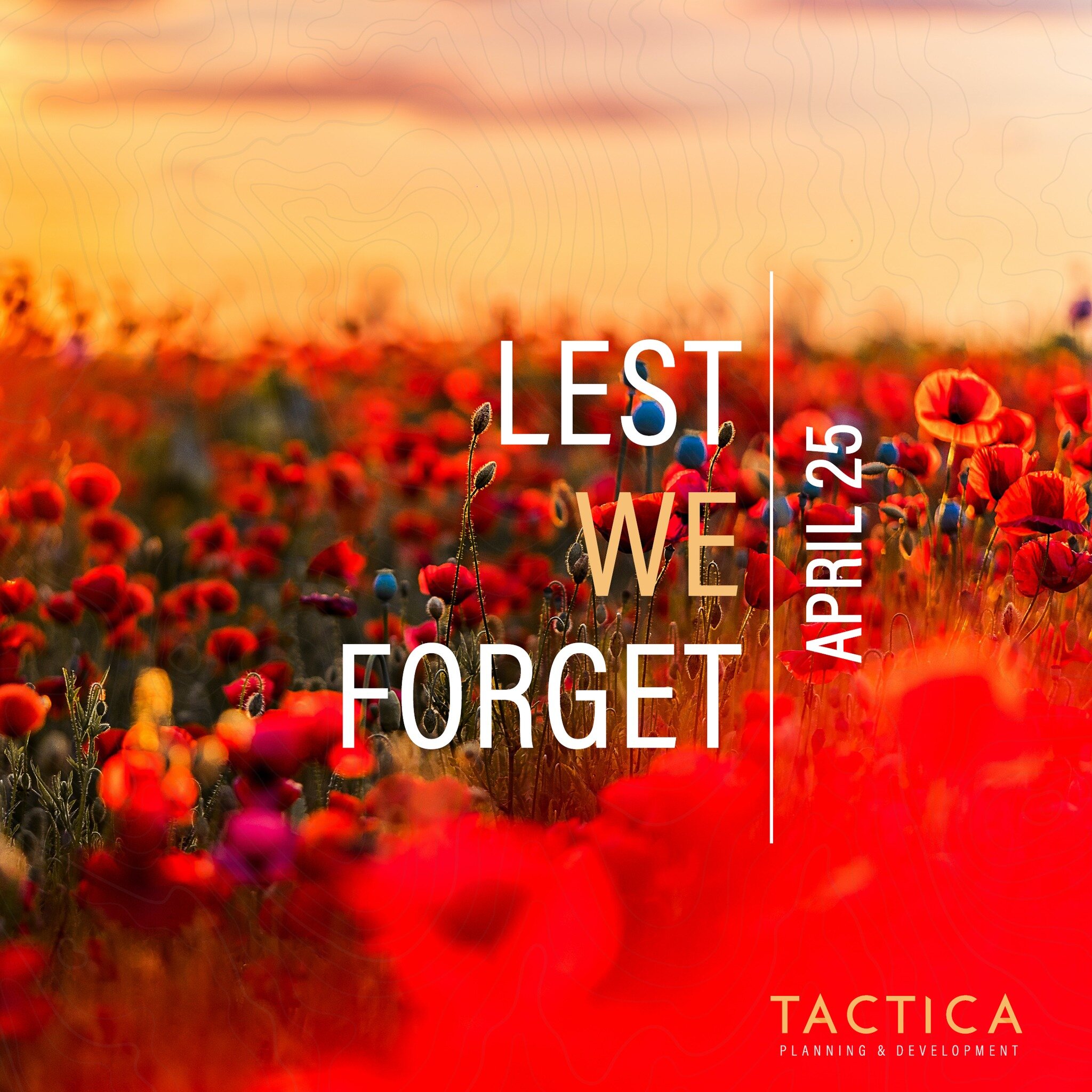 Lest We Forget.