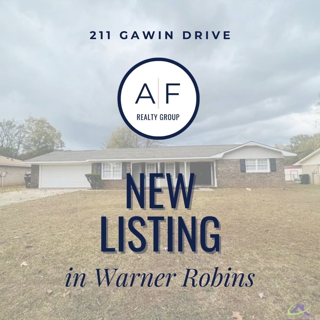 🏡 Welcome to your new home in Warner Robins!!

211 Gawin Drive, Warner Robins, GA 31093
▪️3 bedrooms | 2 bath 
▪️1,556 square feet
▪️$195,000

-AF REALTY GROUP-
📱Contact Tina Mickelson | REALTOR&reg;
 478-919-3855 | Direct
📧 tina@afrealtygroup.com