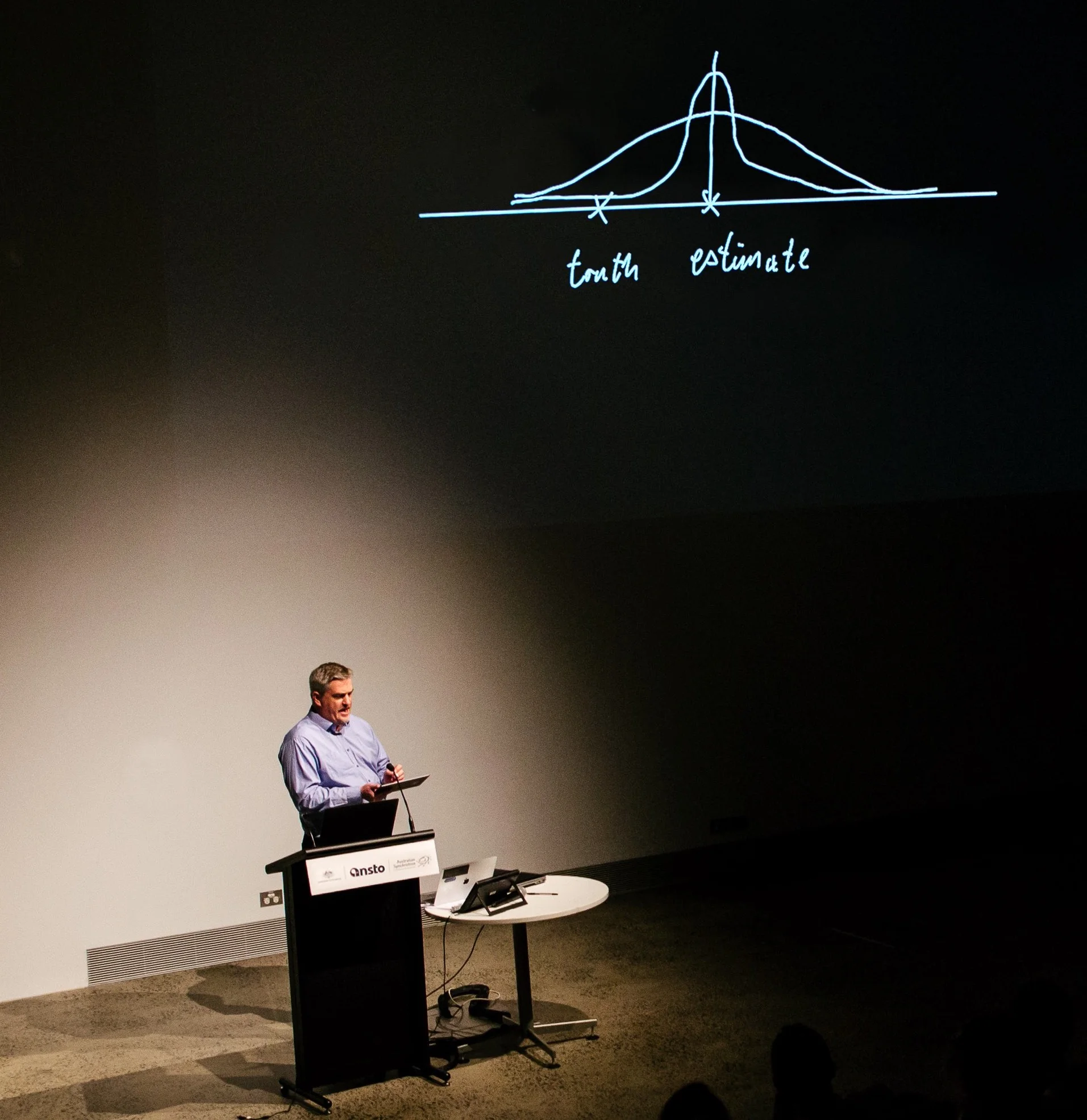Professor Tom Drummond presenting at the Monash University Machine Learning Symposium, organised by the Monash eResearch Centre and MASSIVE.