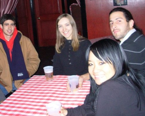2011: College Rising's first full year is in the books! Eduardo (left) is the first person we found apartments and roommates for. Allesandro, Allison (right) are the first people to live in our furnished by room housing!