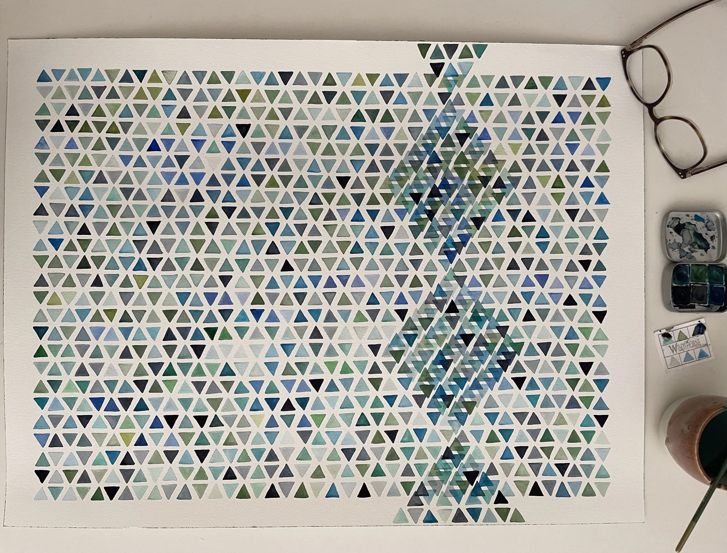  Layered 24“ x 18” 