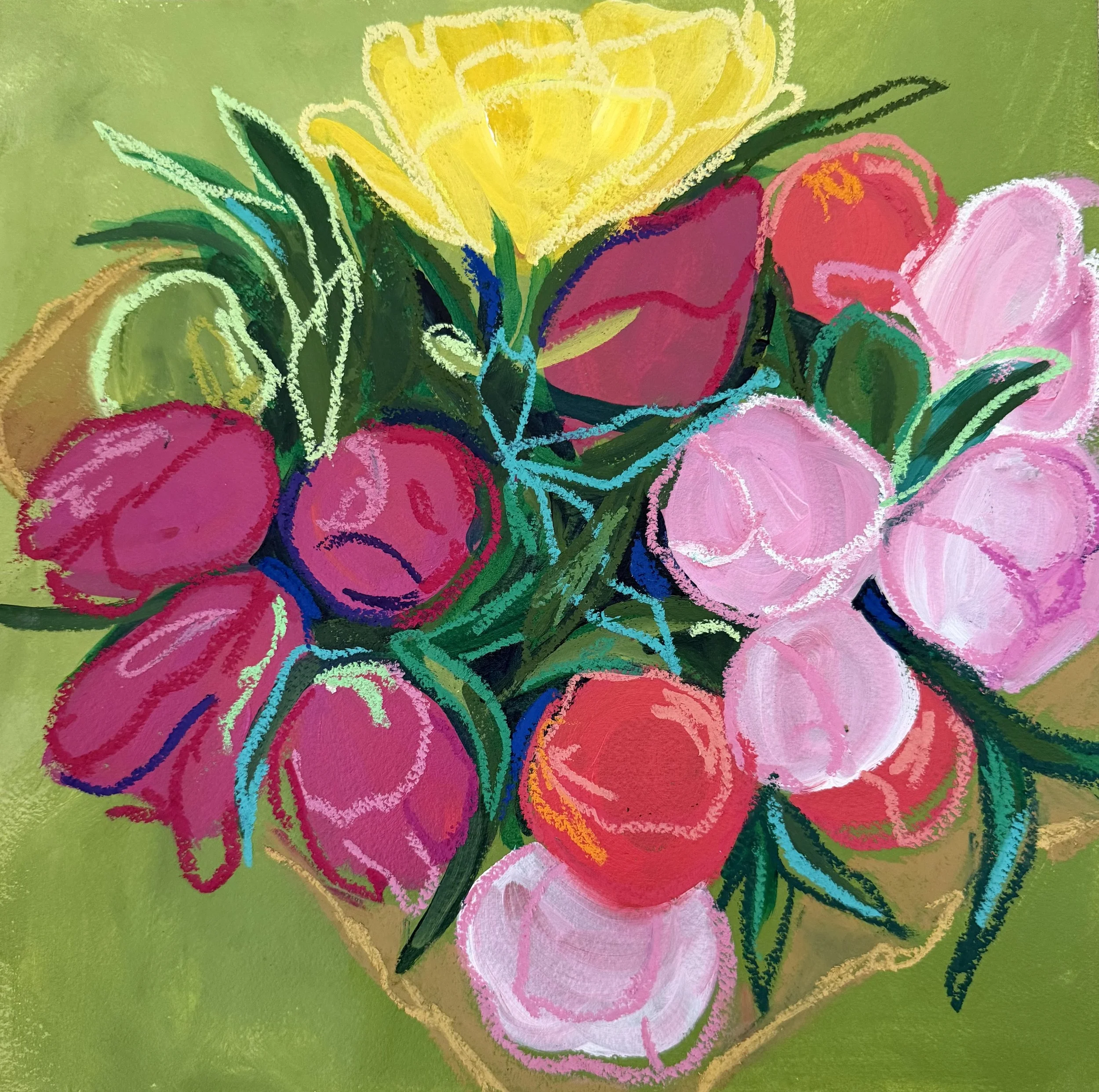  12” x 12”,  Worth the Drive, $800  