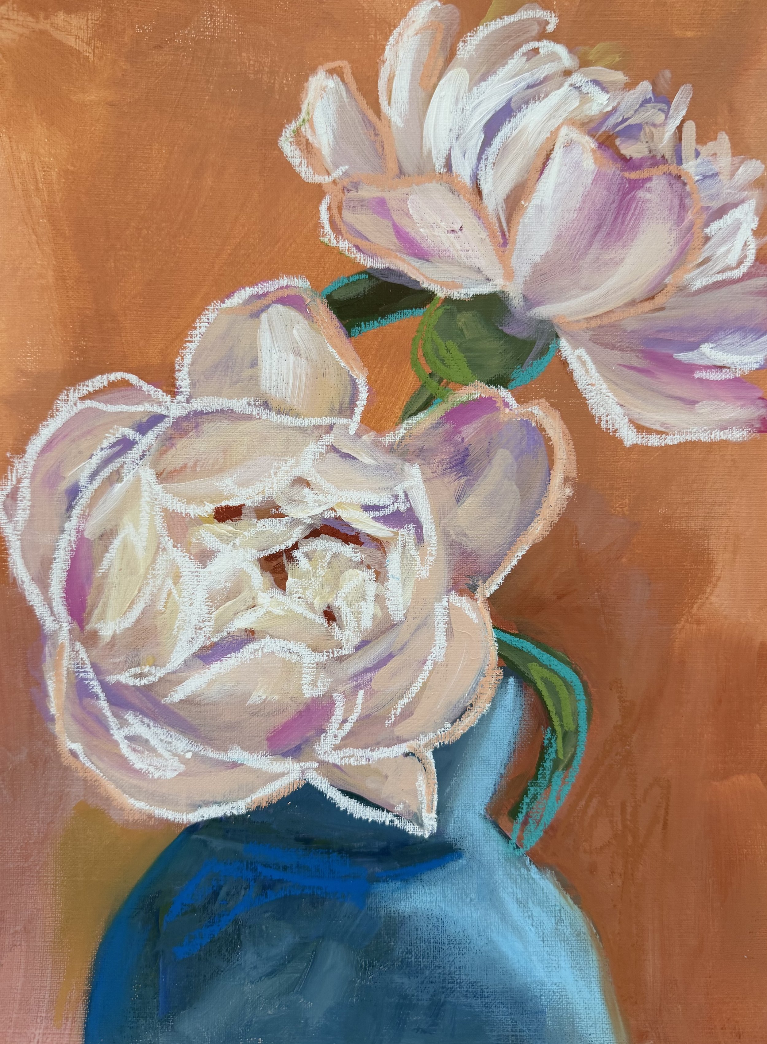  9” x 12”,  Stay Here for Awhile, $600  