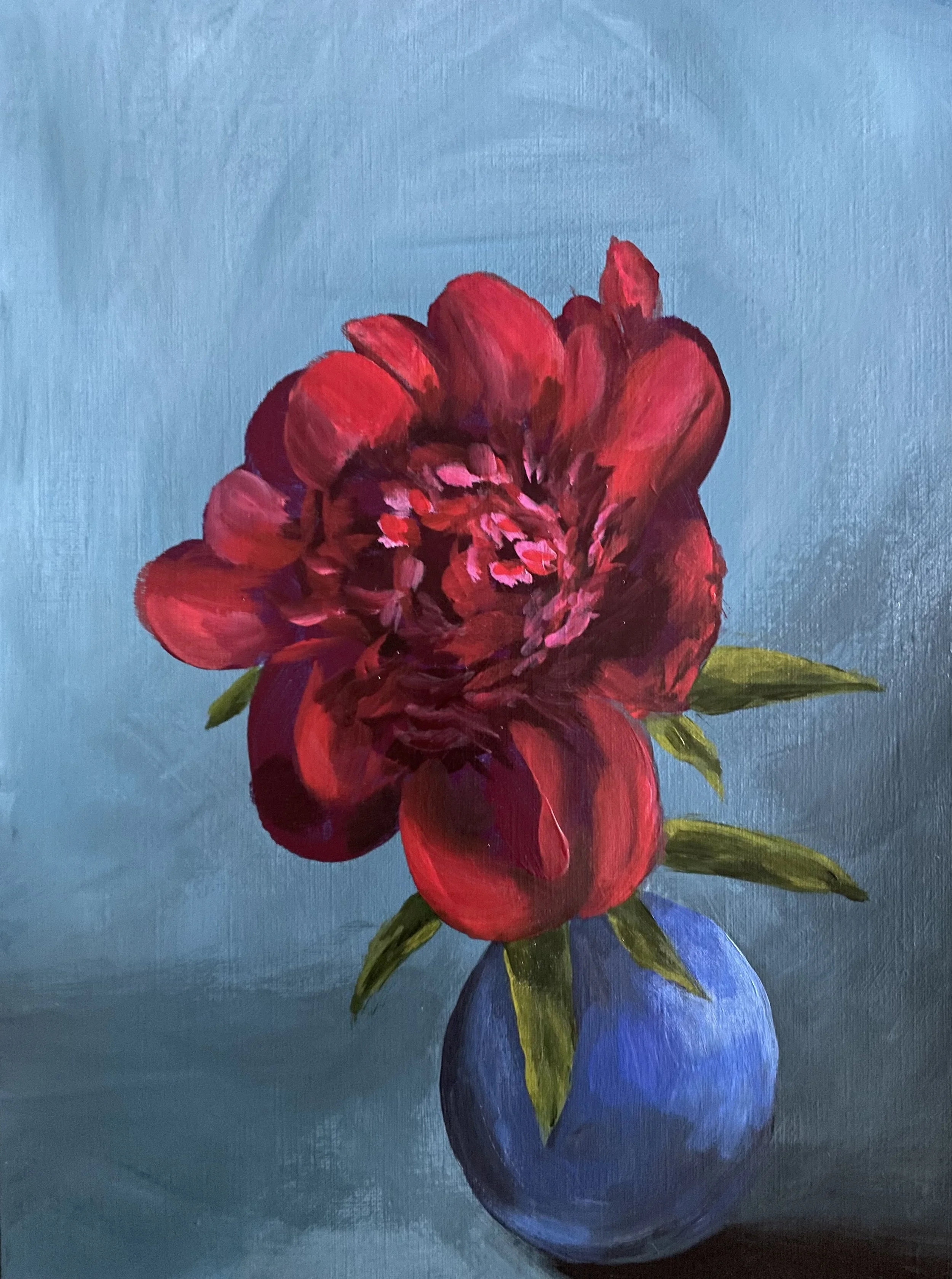   Scarlet Red , 9” x 12”, $480 
