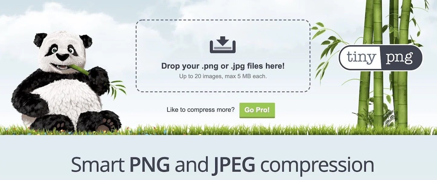 Reduce file size for Squarespace Images using Tinypng.com