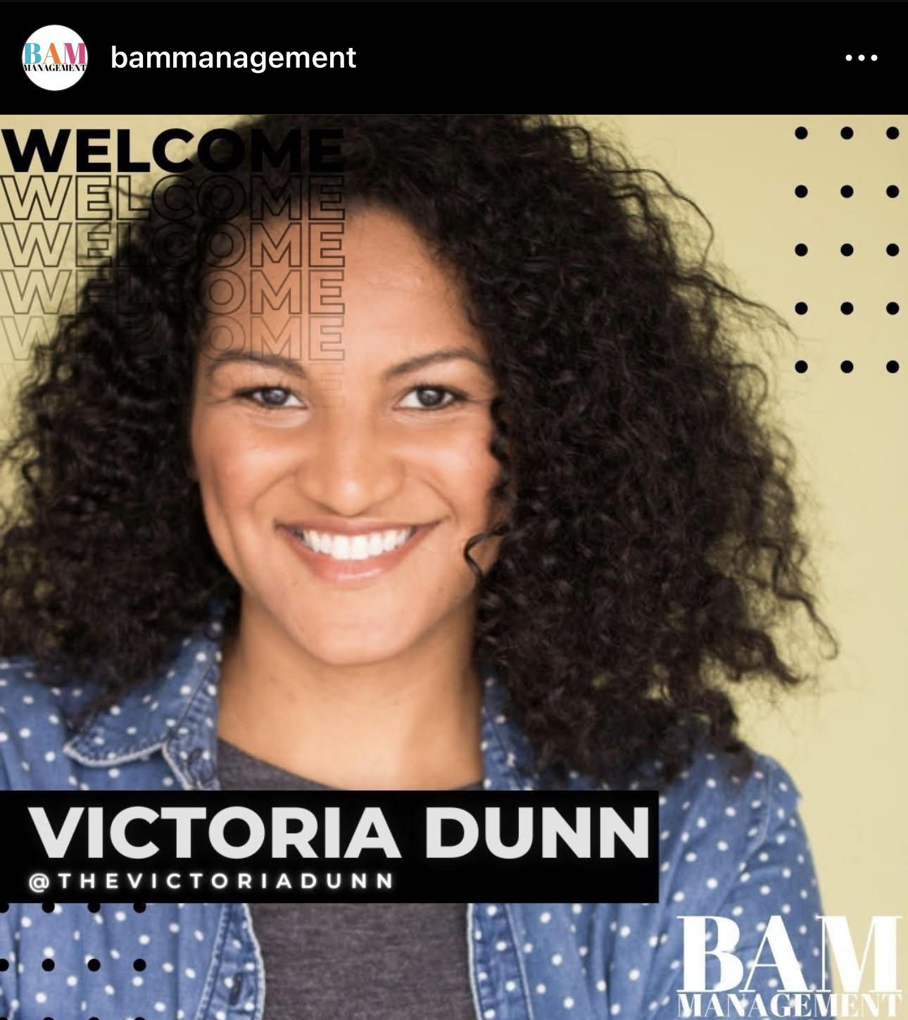 Victoria Signs with BAM Management