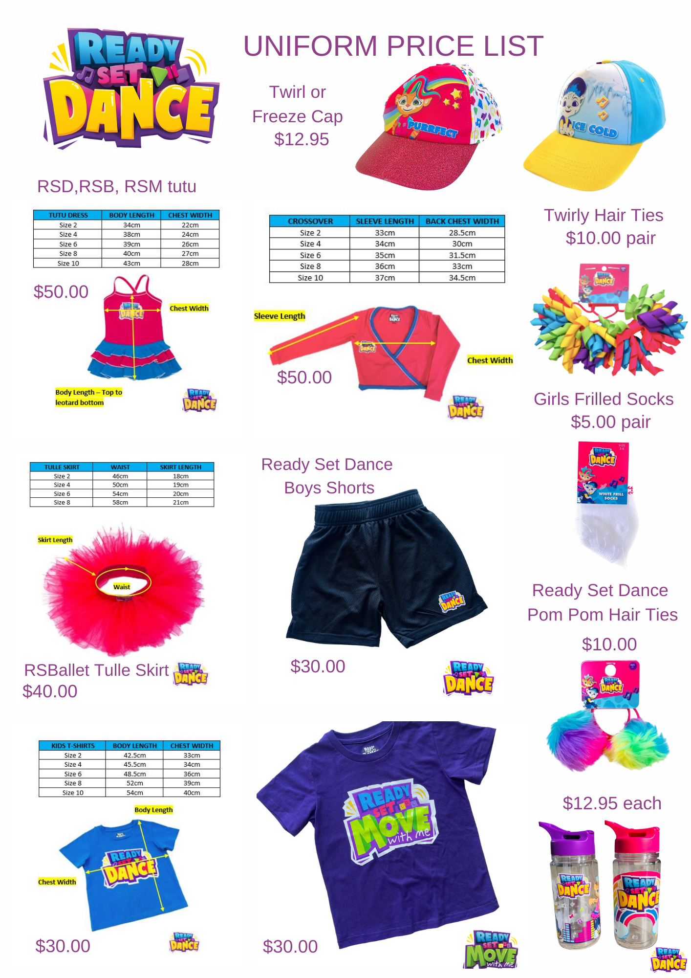 Ready Set Dance Uniform — Stage 29 Studios