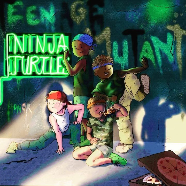 Teenage Mutant Ninja Turtles!🍕#tmnt #tmntfanart #teenagemutantninjaturtles