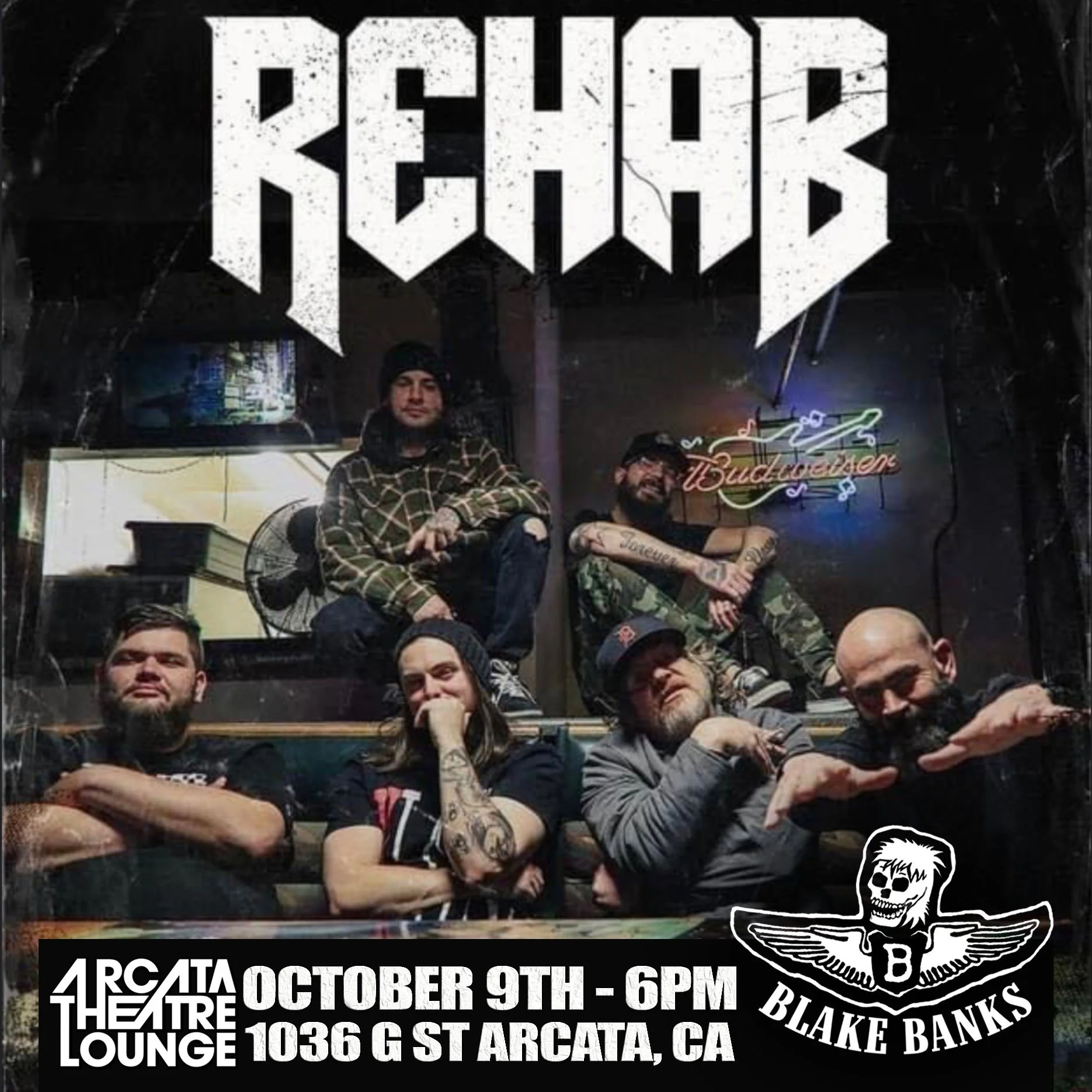 10/9 Arcata Theatre in Arcata, CA - Blake Banks LIVE with REHAB