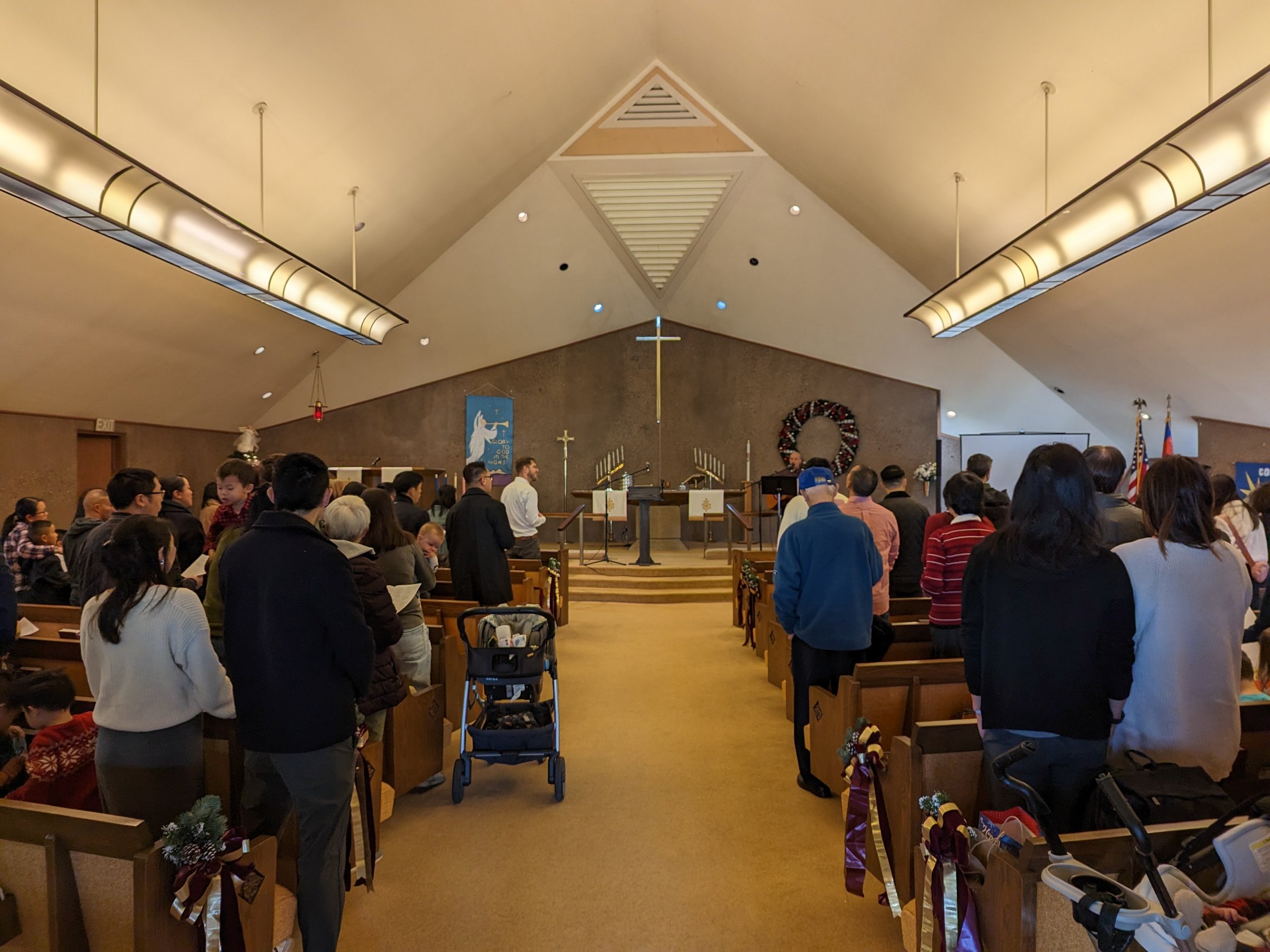 Worship Service at Grace Lutheran (December)