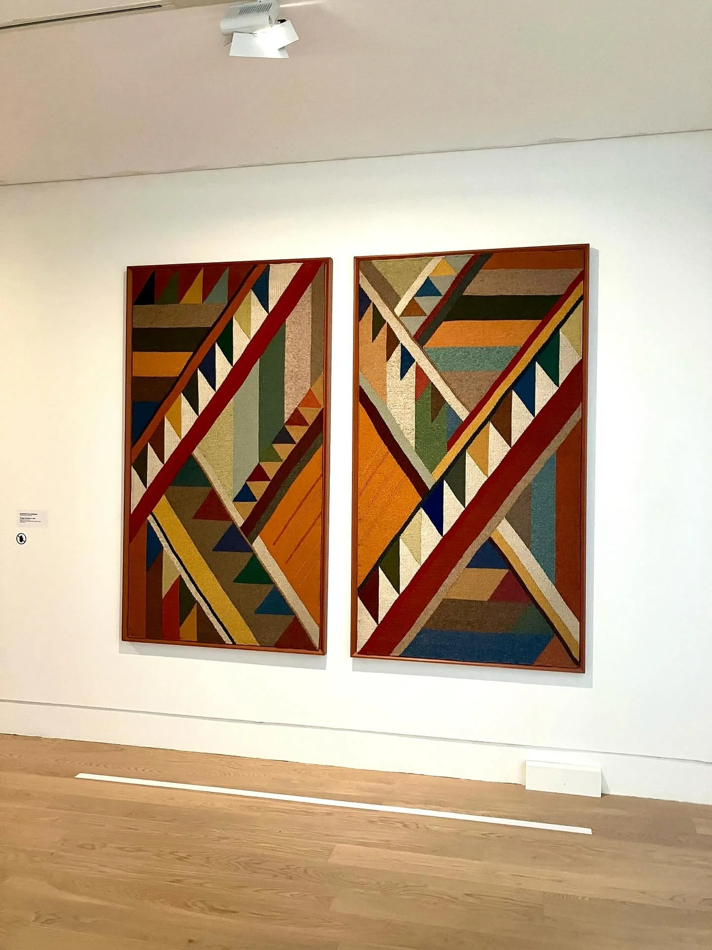 Went to see some of Margery Blackman&rsquo;s weavings at @thedowse yesterday. If you&rsquo;re in Te Whanganui-a-Tara it&rsquo;s really worth it! The weavings are so precise and engaging, and many revolve around landscape. I&rsquo;m going to string my