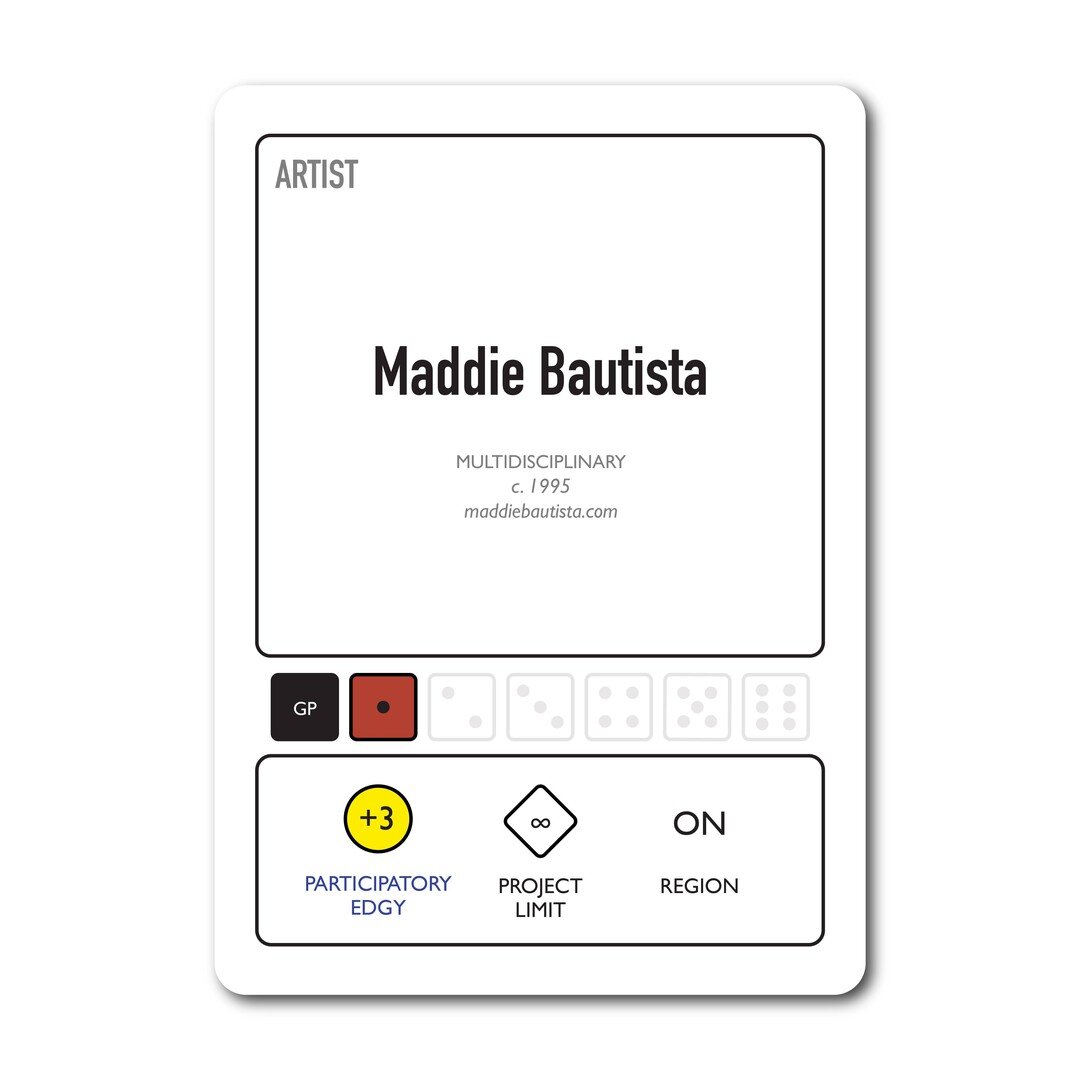 We're back for MATCH #3 of culturecapital:online happening Wednesday September 30th 2020: 6pm PT, 7pm MT, 9pm ET.

Introducing our first challenger: Maddie Bautista (ON)

Maddie Bautista is an award-winning sound designer, theatre artist, artist-educ