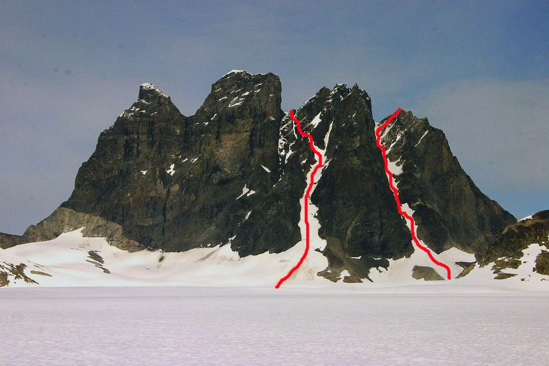 West & South West Couloir of Devil’s Paw