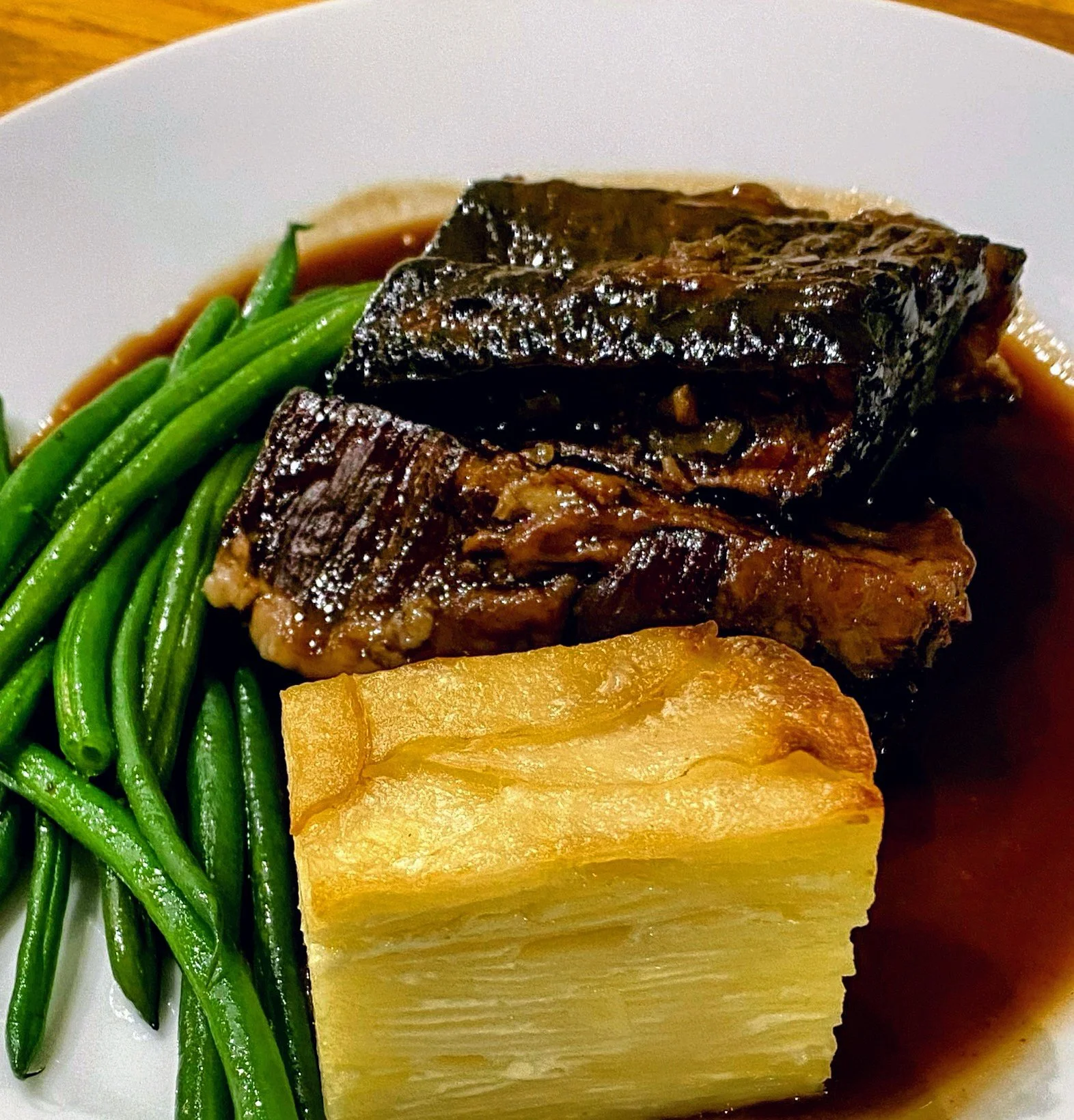 Beef Short Rib with Dauphinoise