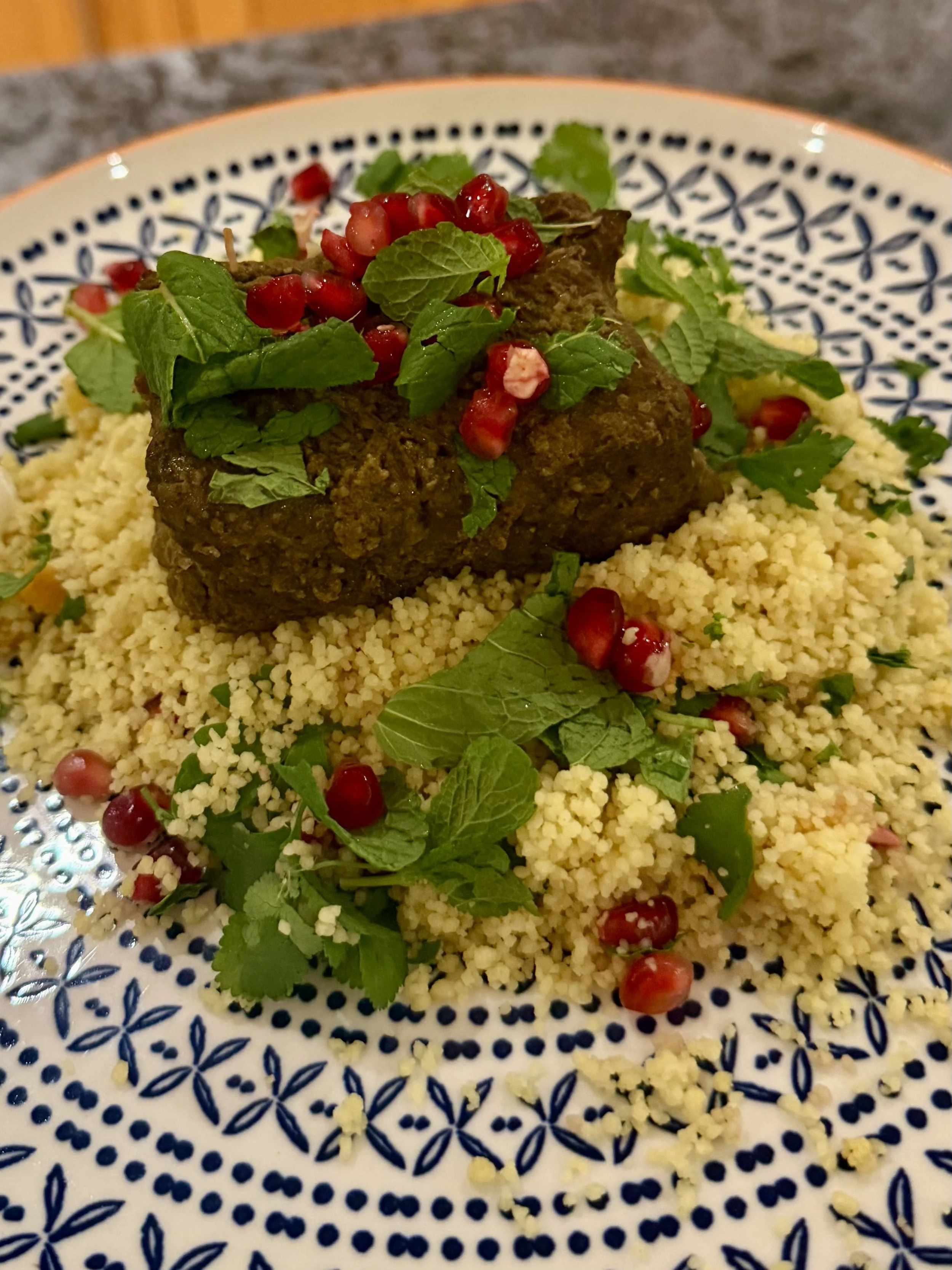 Slow Roast Middle Eastern Short Rib, Jewelled Couscous
