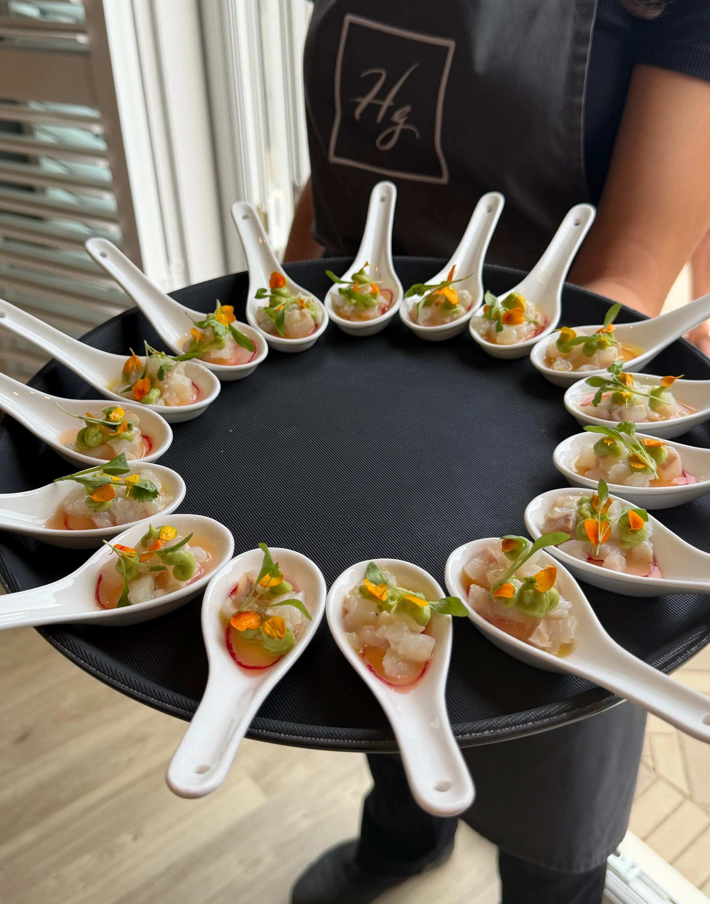 Sea Bream Ceviche Spoons