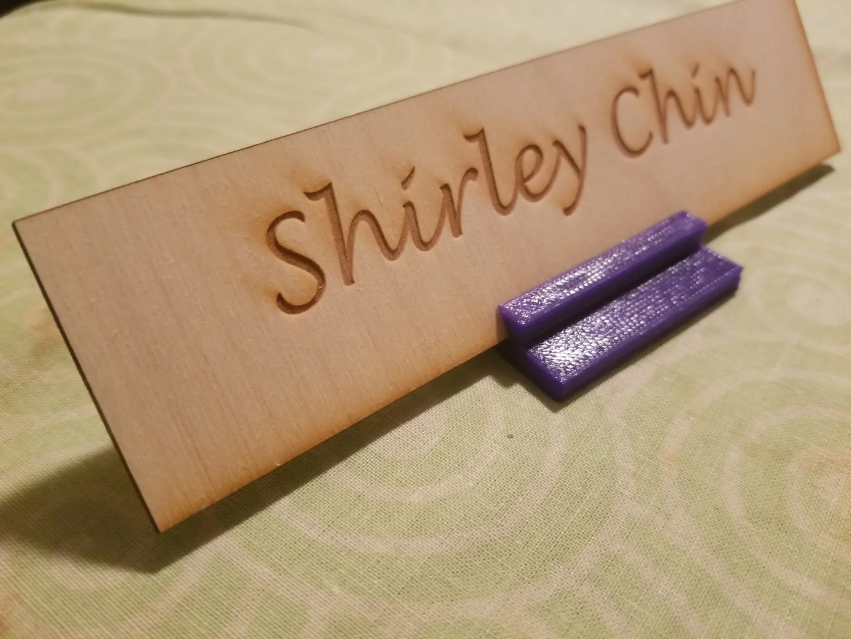 Office Desk Name Sign