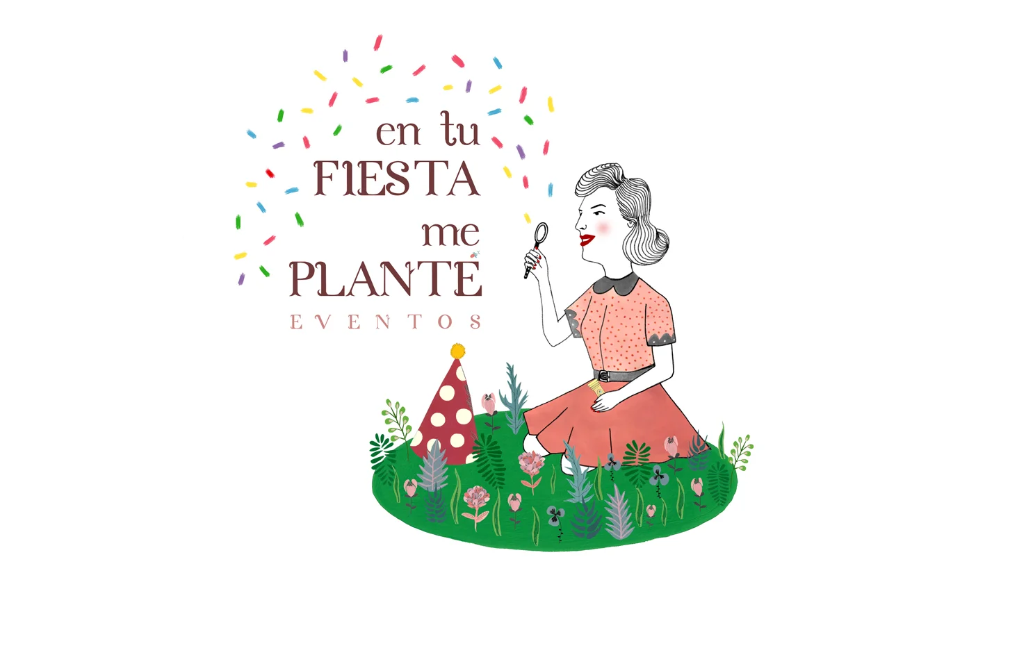 Illustration for company campaign "at your party in plant"