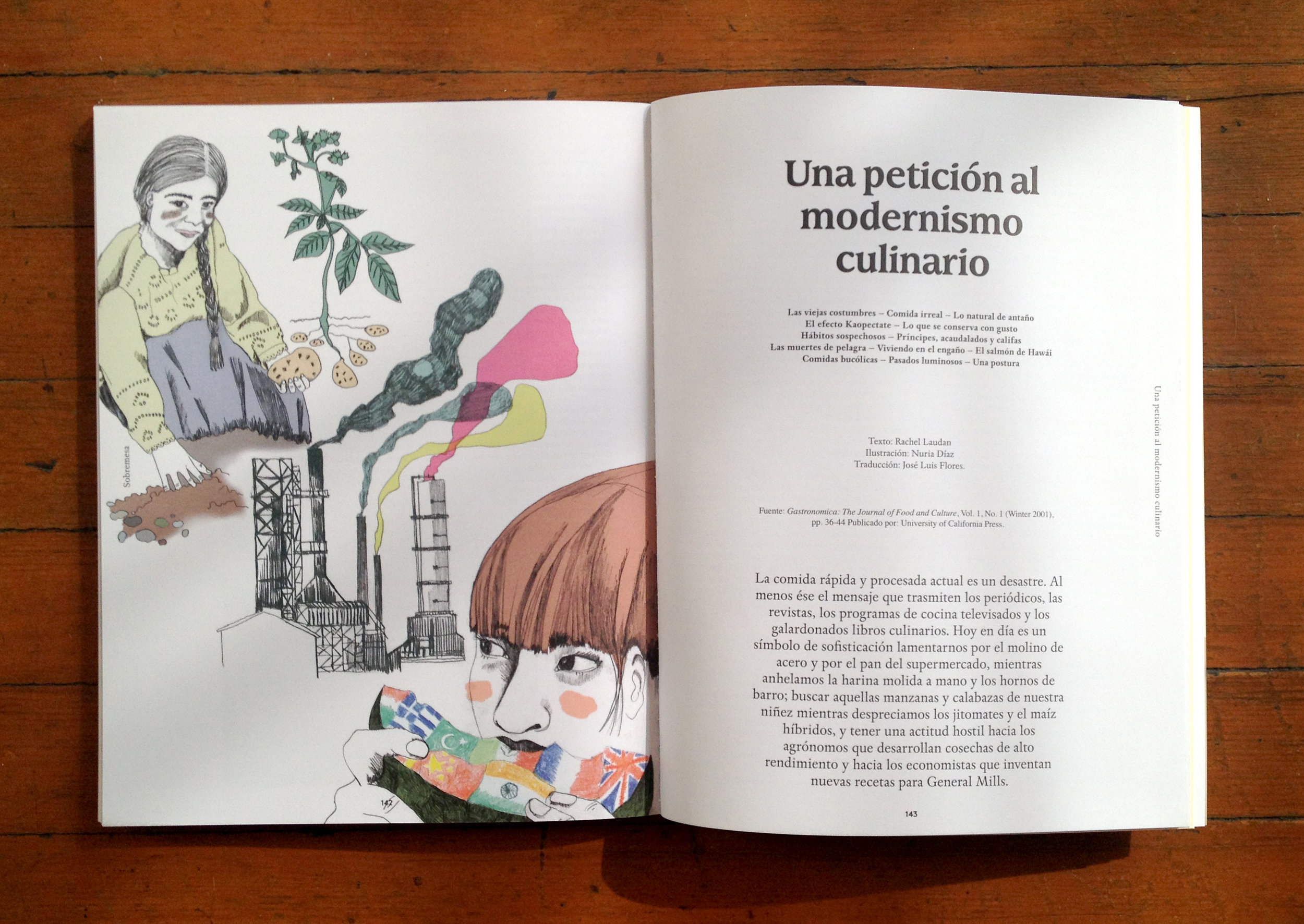 Illustration for an article featured in the magazine "Saint Leaf"