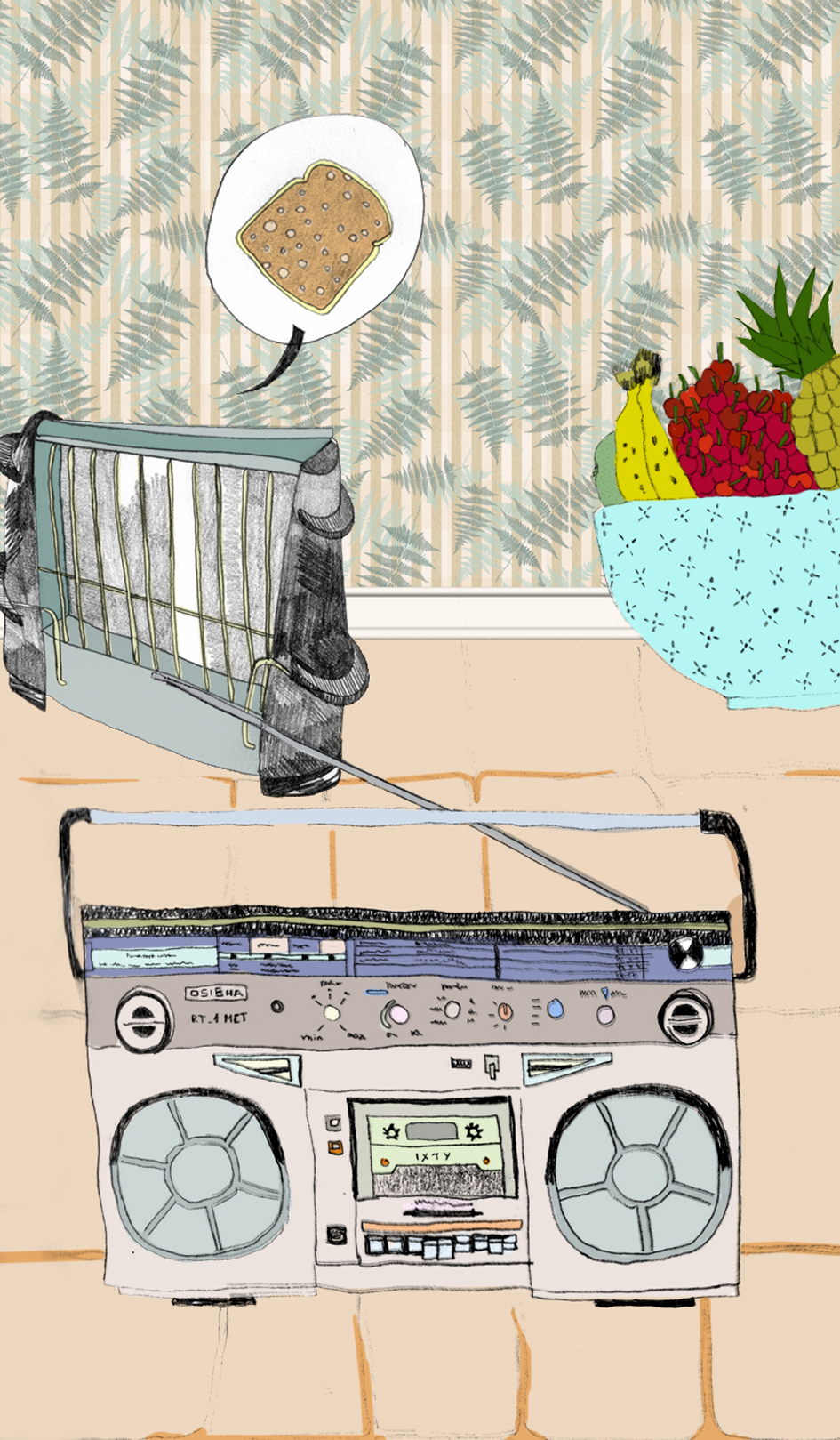Illustration for Esquire Magazine´s column of ¨music and travel¨ // Mexico 2011 - 2013