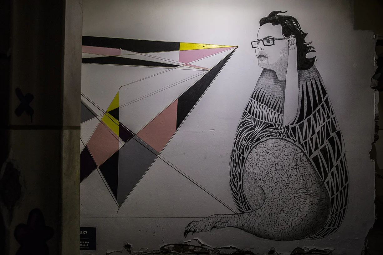 Collective exhibition with the colective Street art chilango