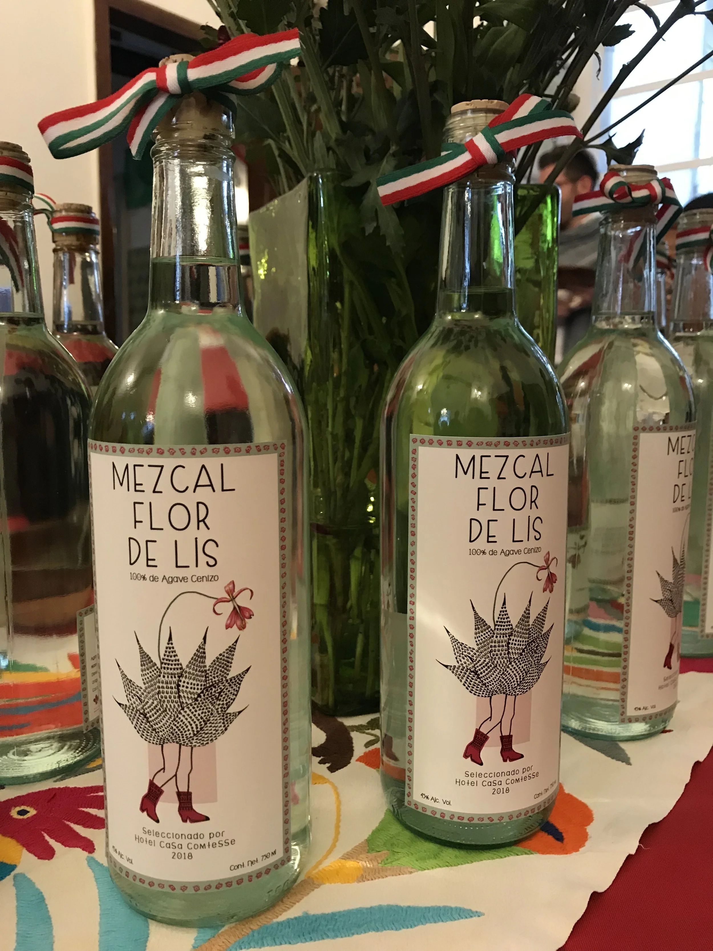 illustration for mezcal labels