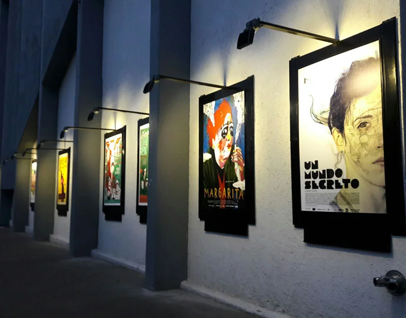 Exhibition featuring cinema illustrations // mexico 2017