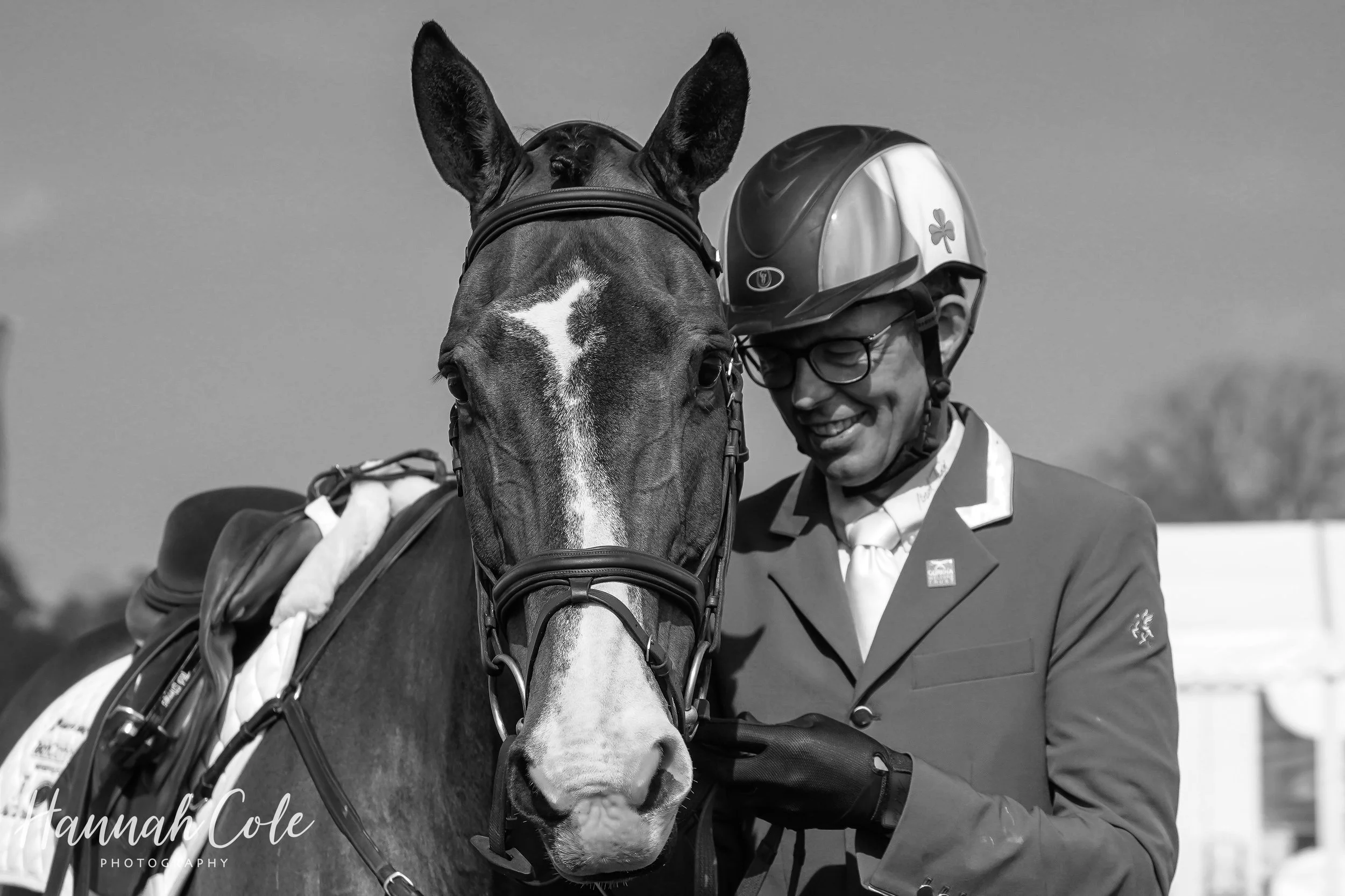 What a treat to witness - Jonty and Art share a moment during their appearance in the main arena at Belton