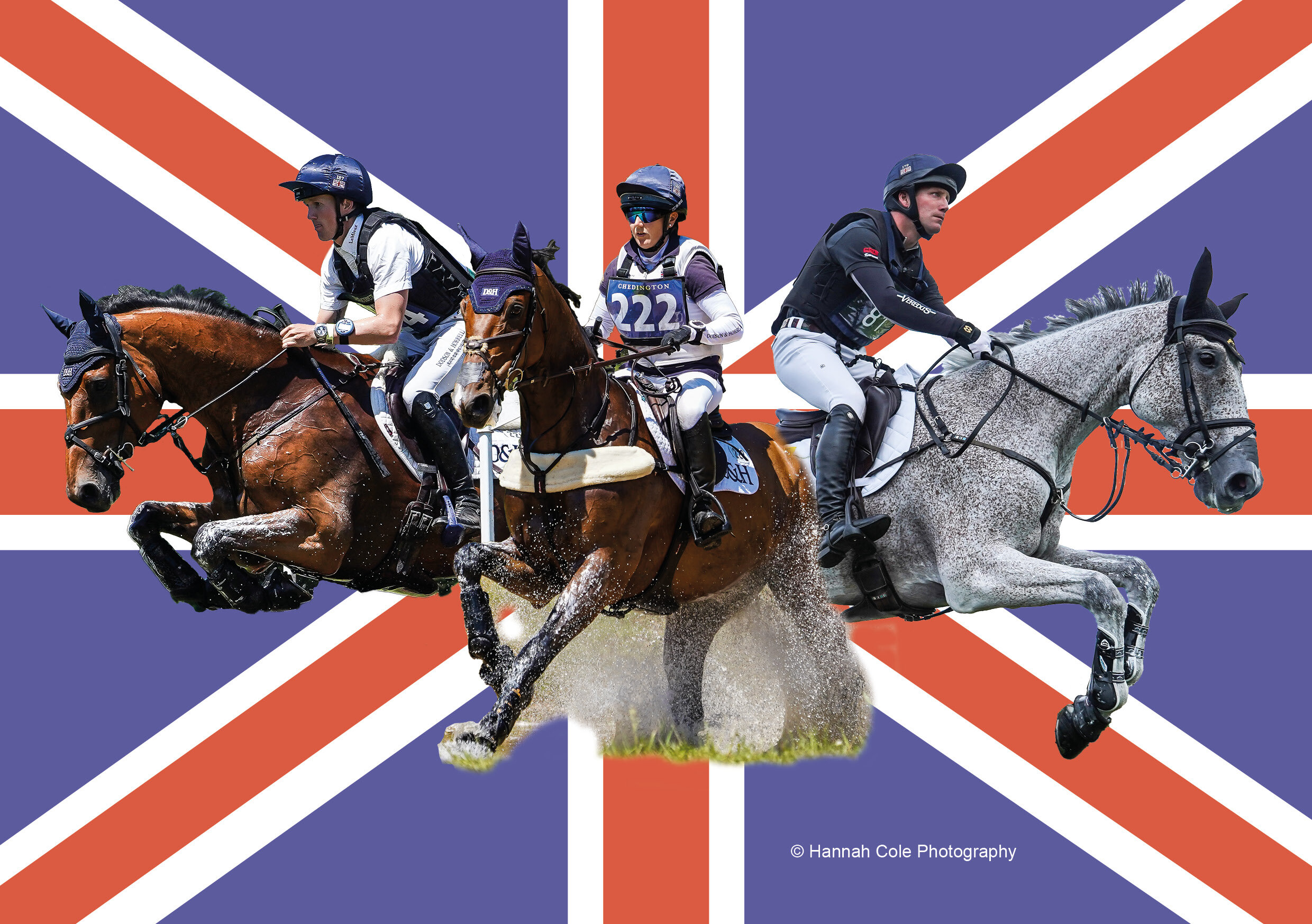 GOLD: Team Gold Medalists: Oliver Townend, Laura Collett and Tom McEwen