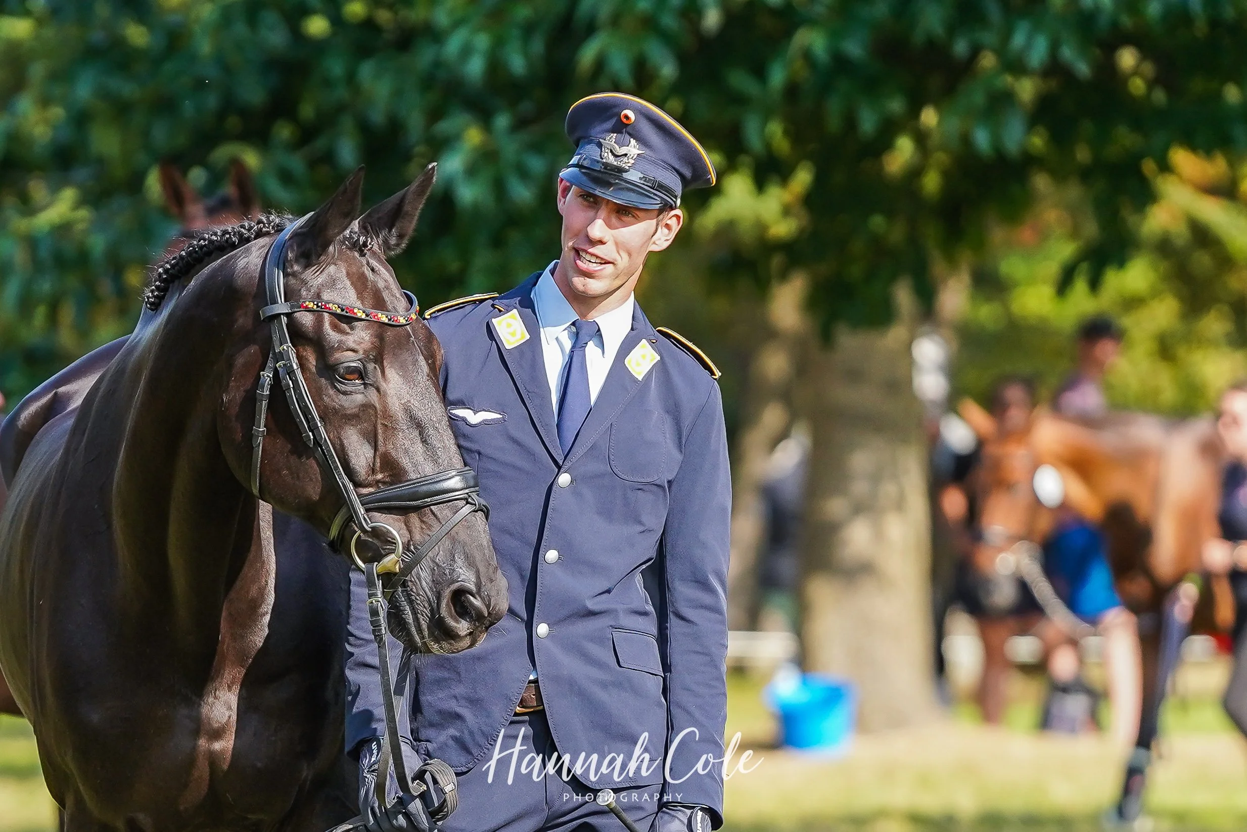 Jerome Robine & Black Ice Blenheim Palace International Horse Trials September 2024 © Copyright Hannah Cole Photography. All rights reserved.